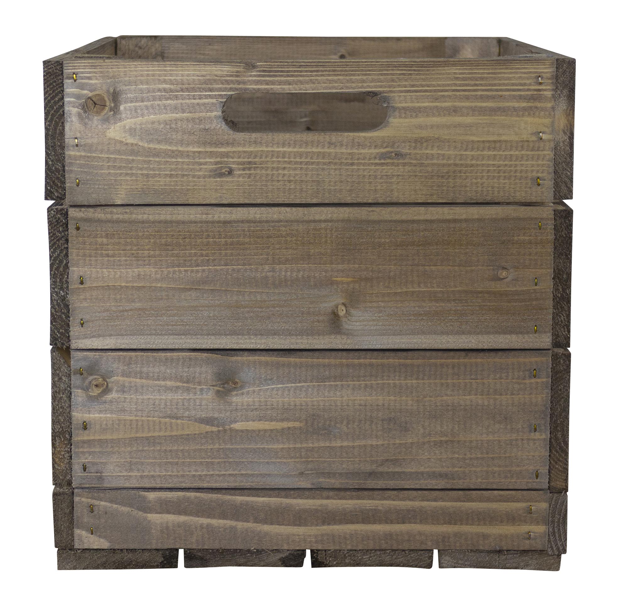 Holzkiste PALISANDER  passend für Kallax und Expeditregale