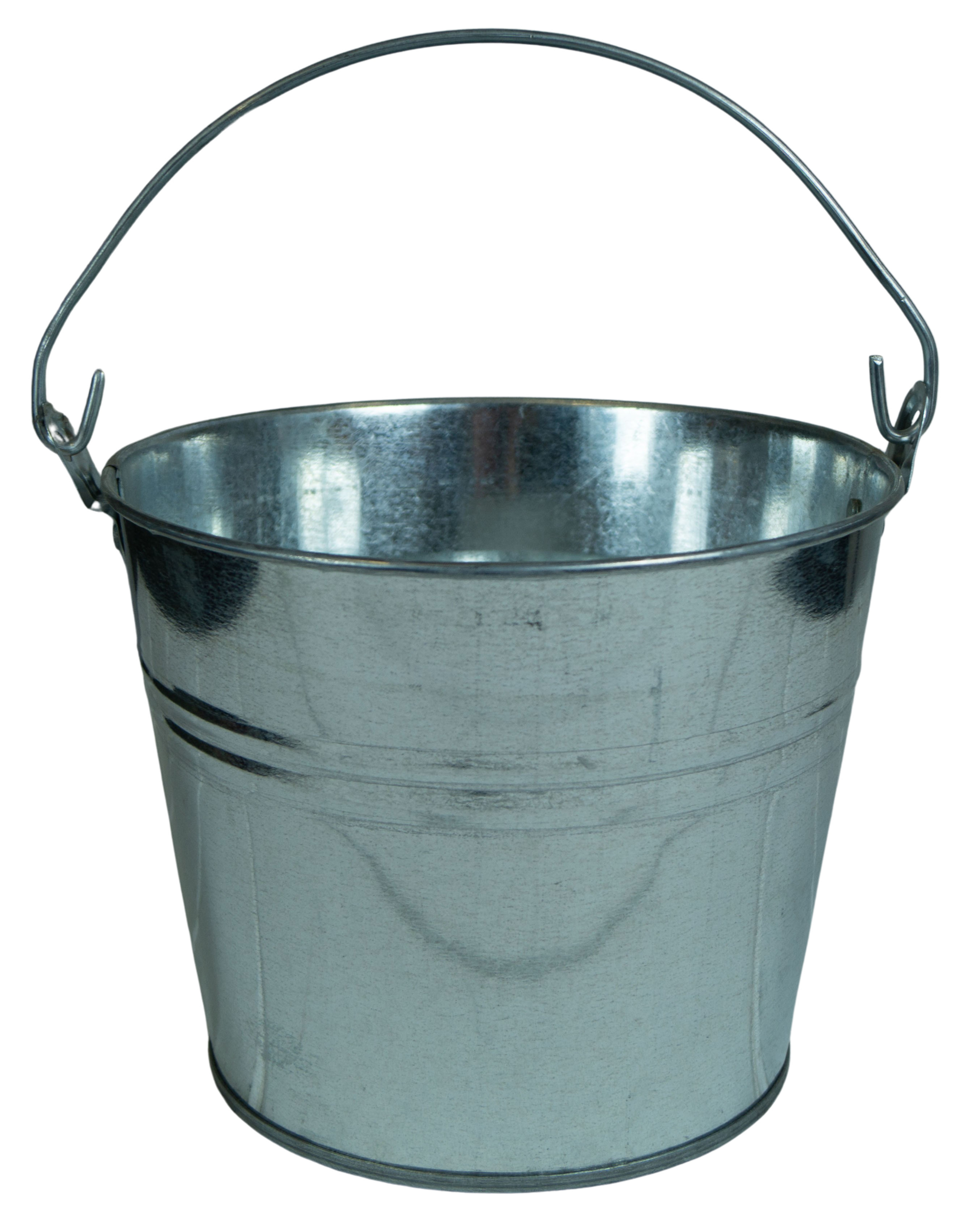 Zinkeimer silbergrau 5L Eimer
