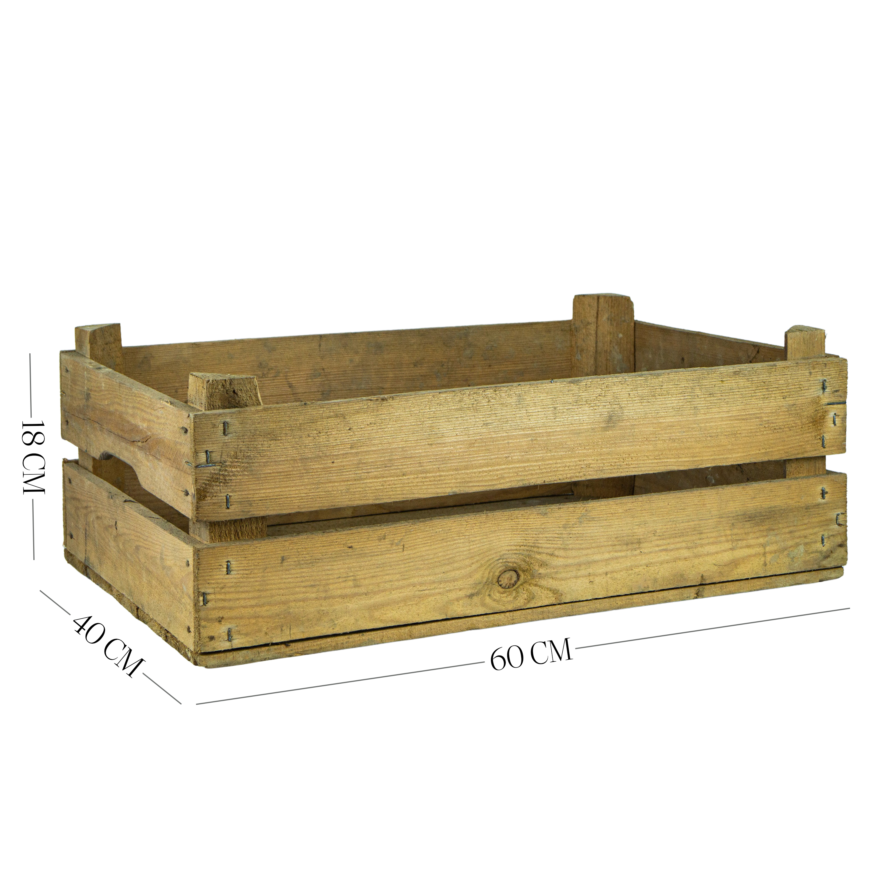 gebrauchte Obstkiste Holzsteige ohne Aufschrift  60x40x22cm