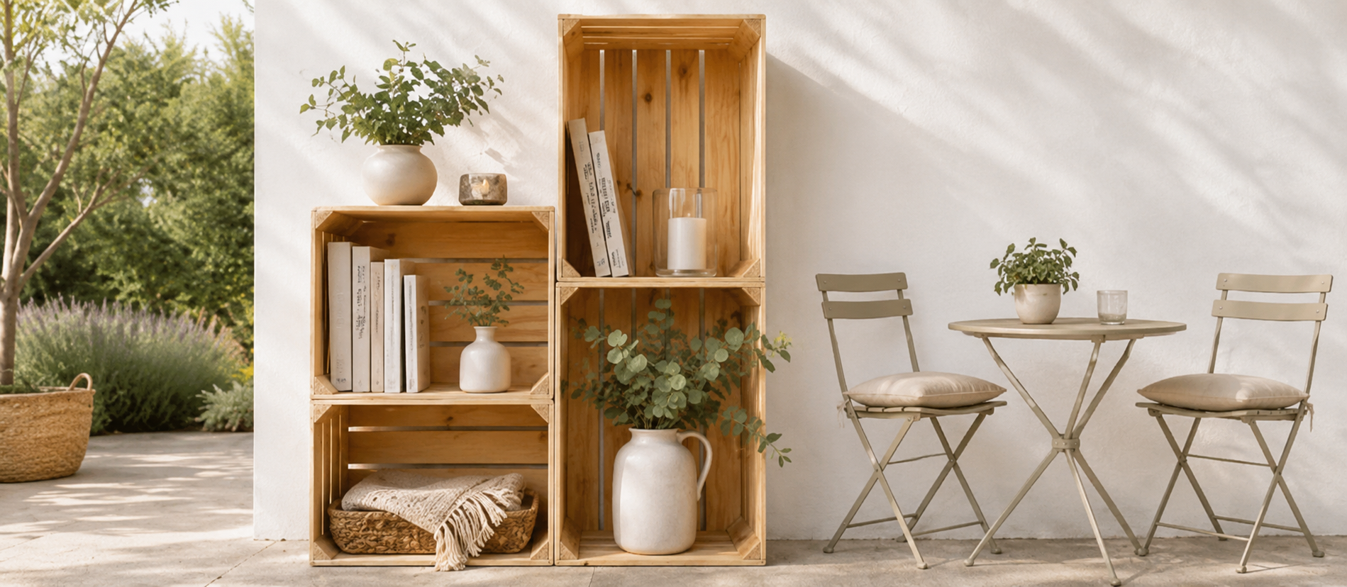 Holzkisten kreativ einsetzen