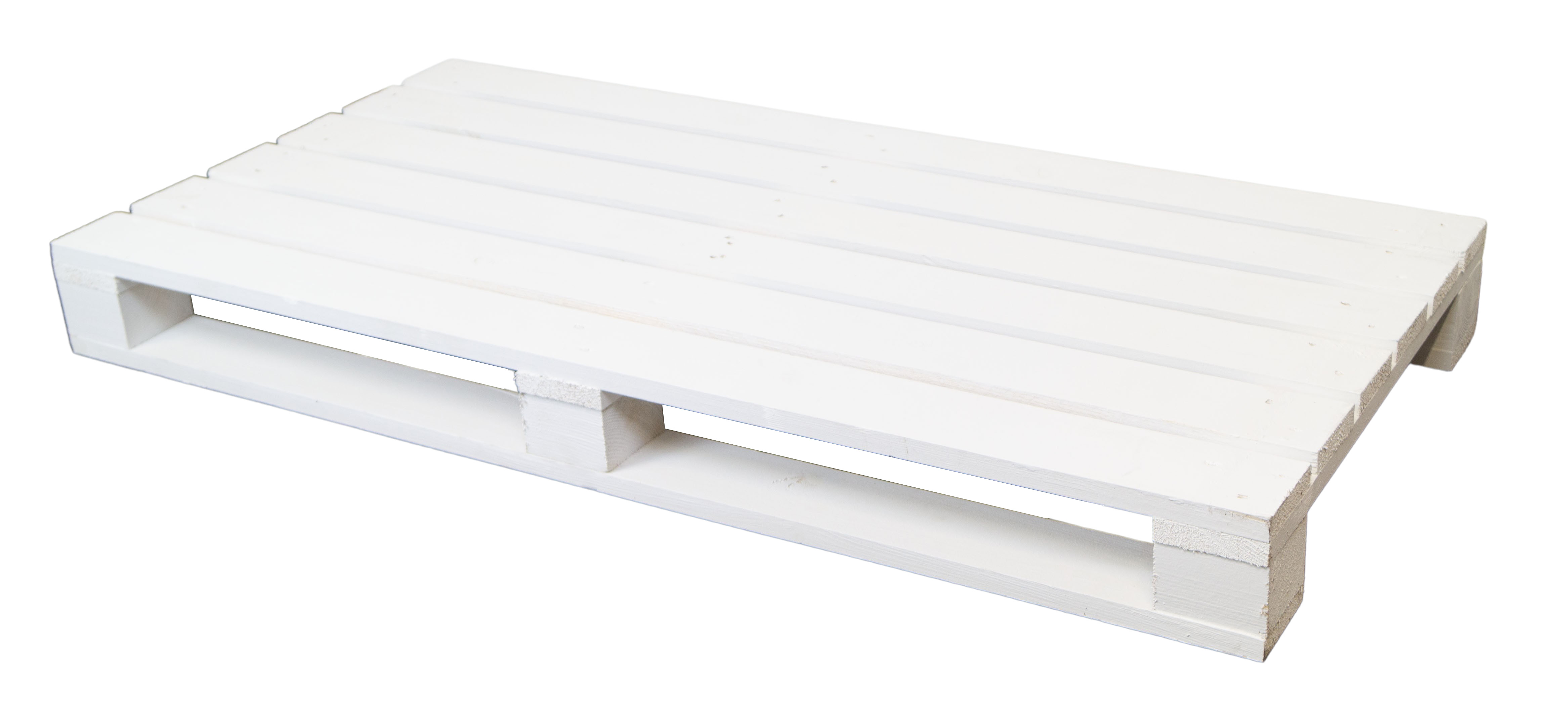 Palette 120 x 60 x 13 cm - weiß