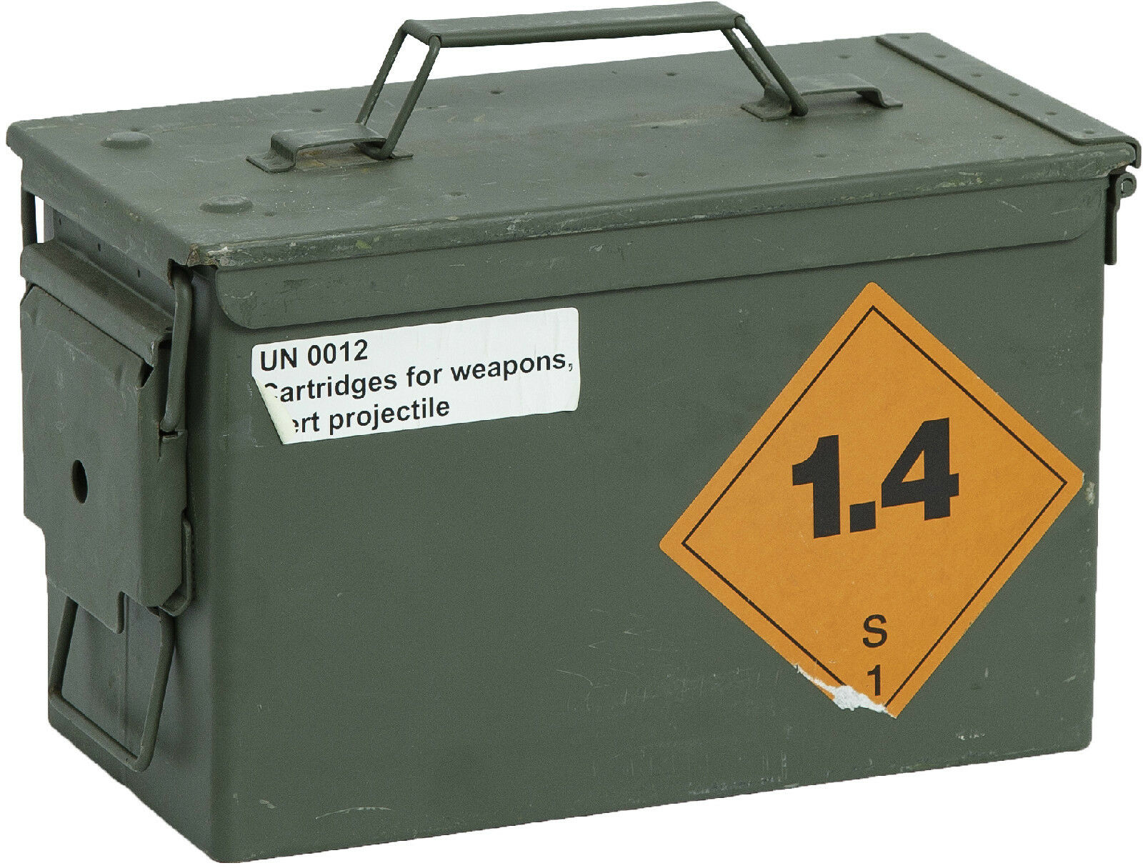 kleine Munitionskiste Metall 4API  Aufbewahrungskiste Militärkiste Munitionsbox