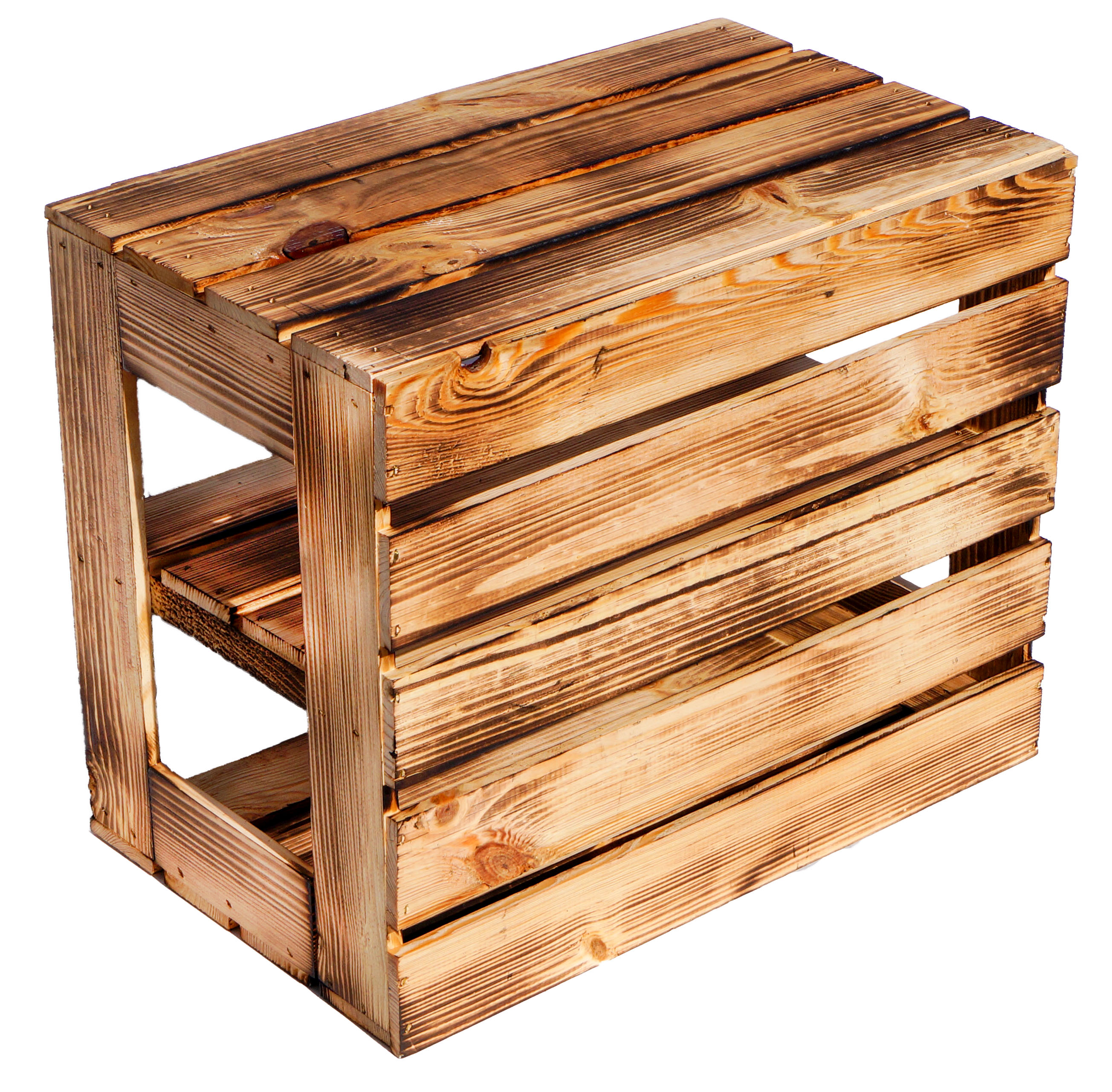 Gerda Longitudinale Boîtes en Bois Caisse à Vin Boîtes de Pommes