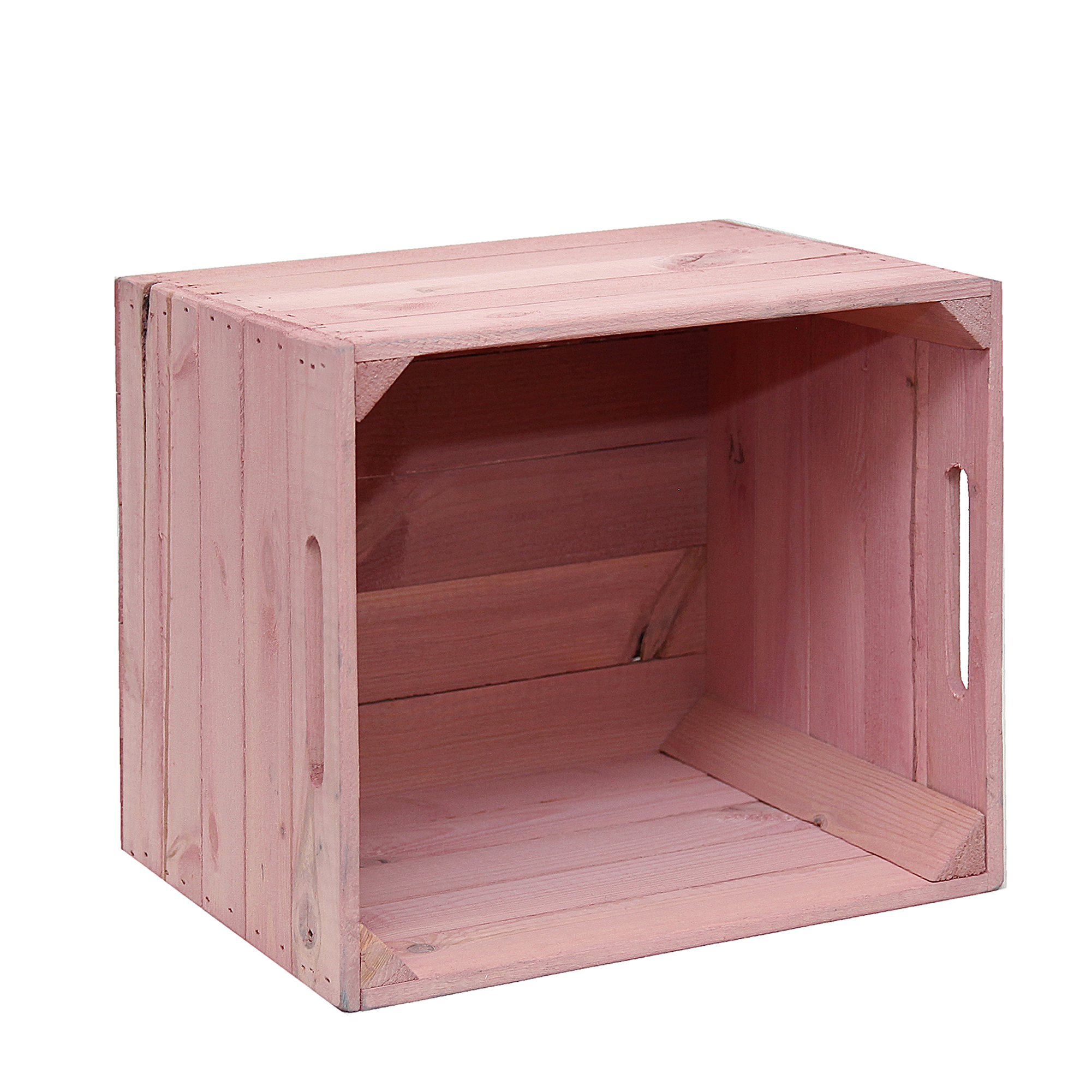 Holzkiste Rosa  passend für Kallax und Expeditregale