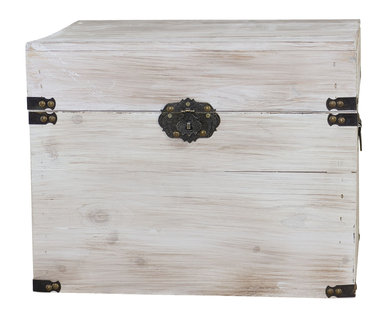 Holztruhe Elsa Shabby weiss