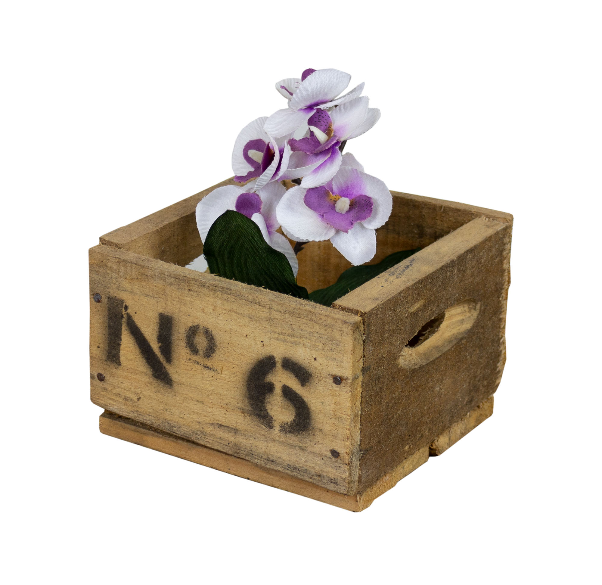 alte Holzkiste Number in verschiedenen Grössen No6