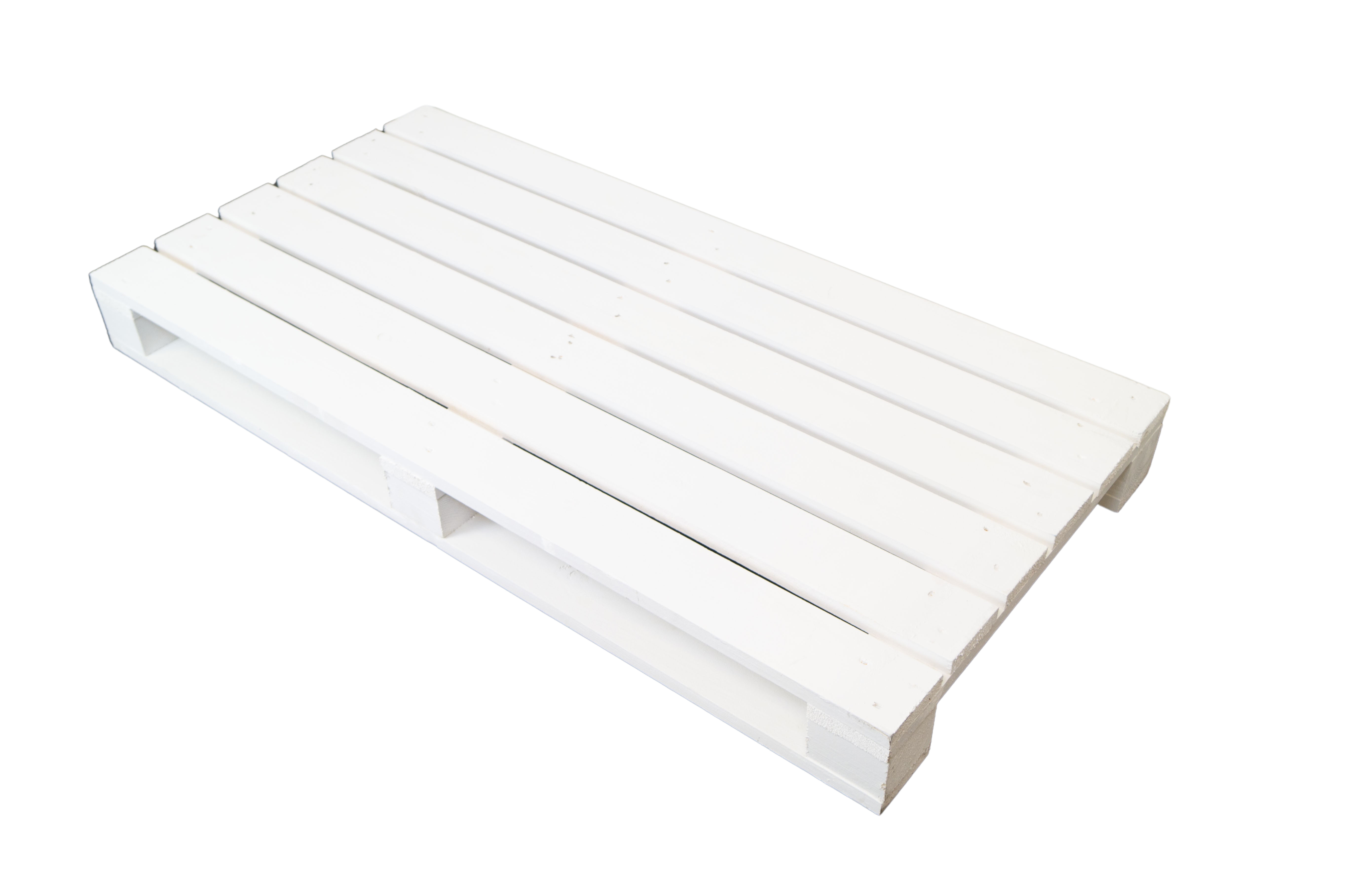 Palette 120 x 60 x 13 cm - weiß