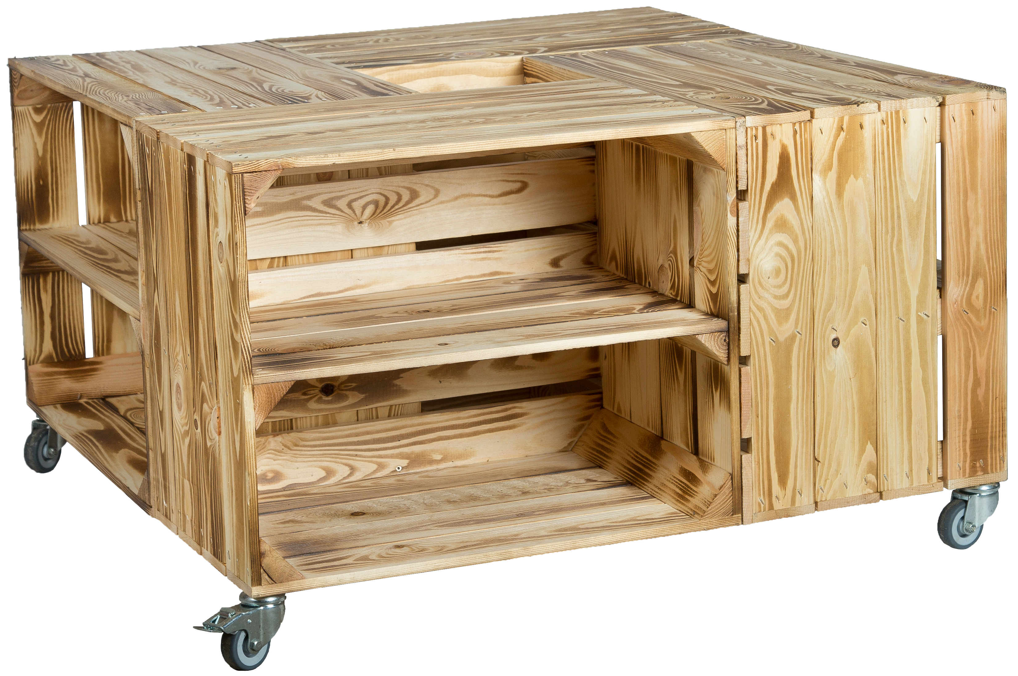 grande table de fruits Johanna flambée, rouleaux inclus