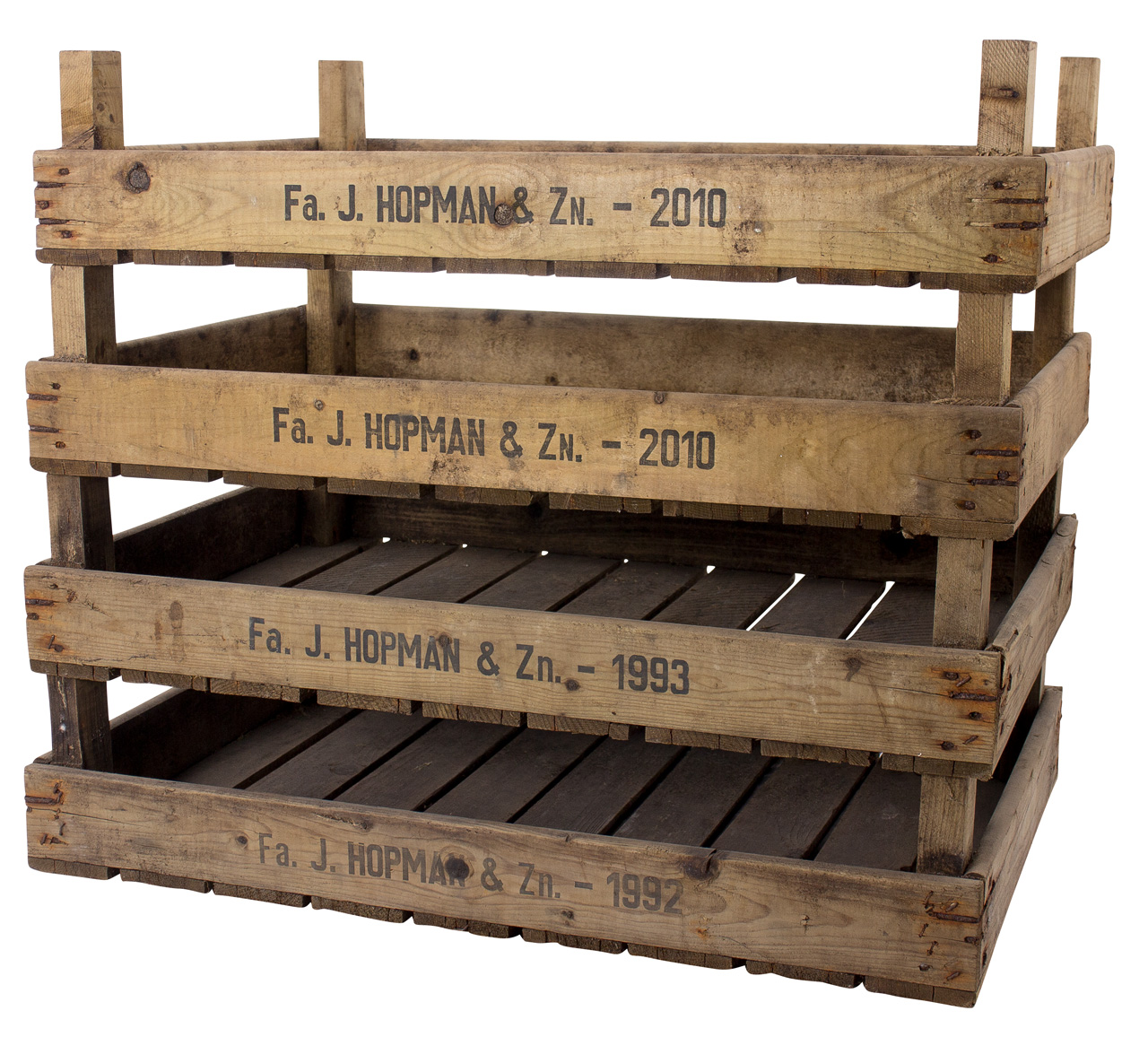 Stabile grosse Holzsteige 75x51x9cm