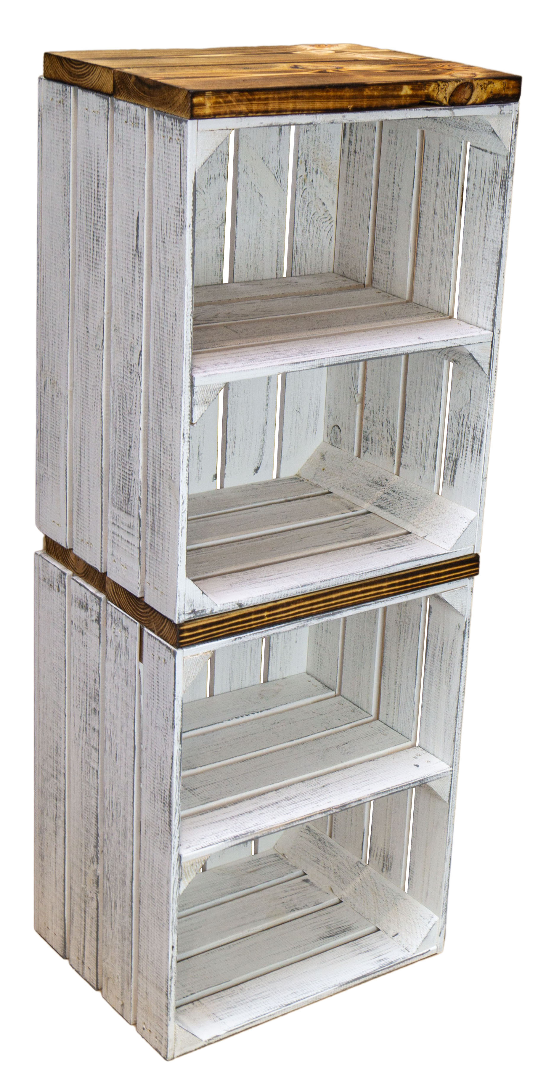 neue Holzplanke klein geflammt 40cm x 14,5cm Holzstärke 3cm aus Nadelholz