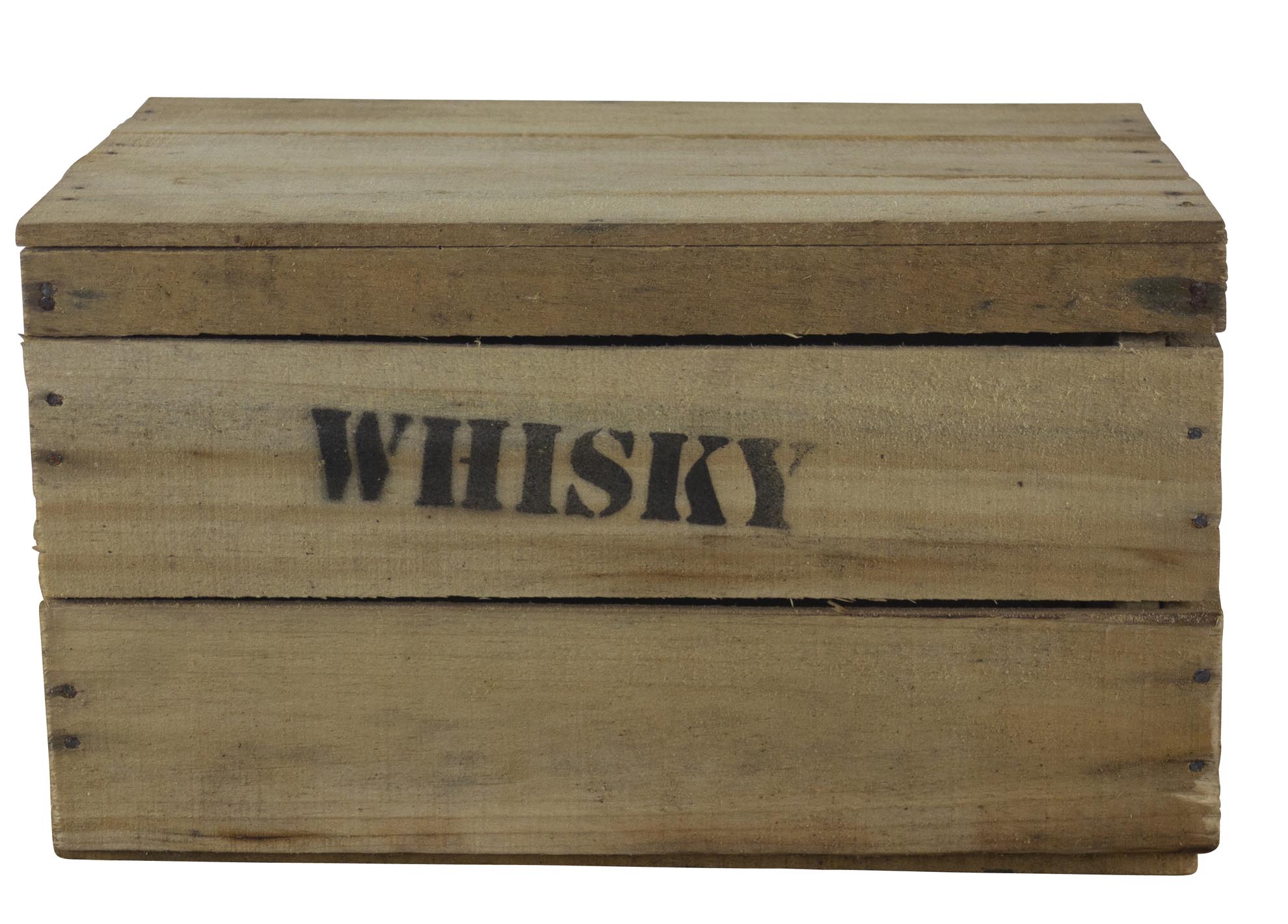 alte Holztruhe Whisky mt Deckel in verschiedenen Grössen xl