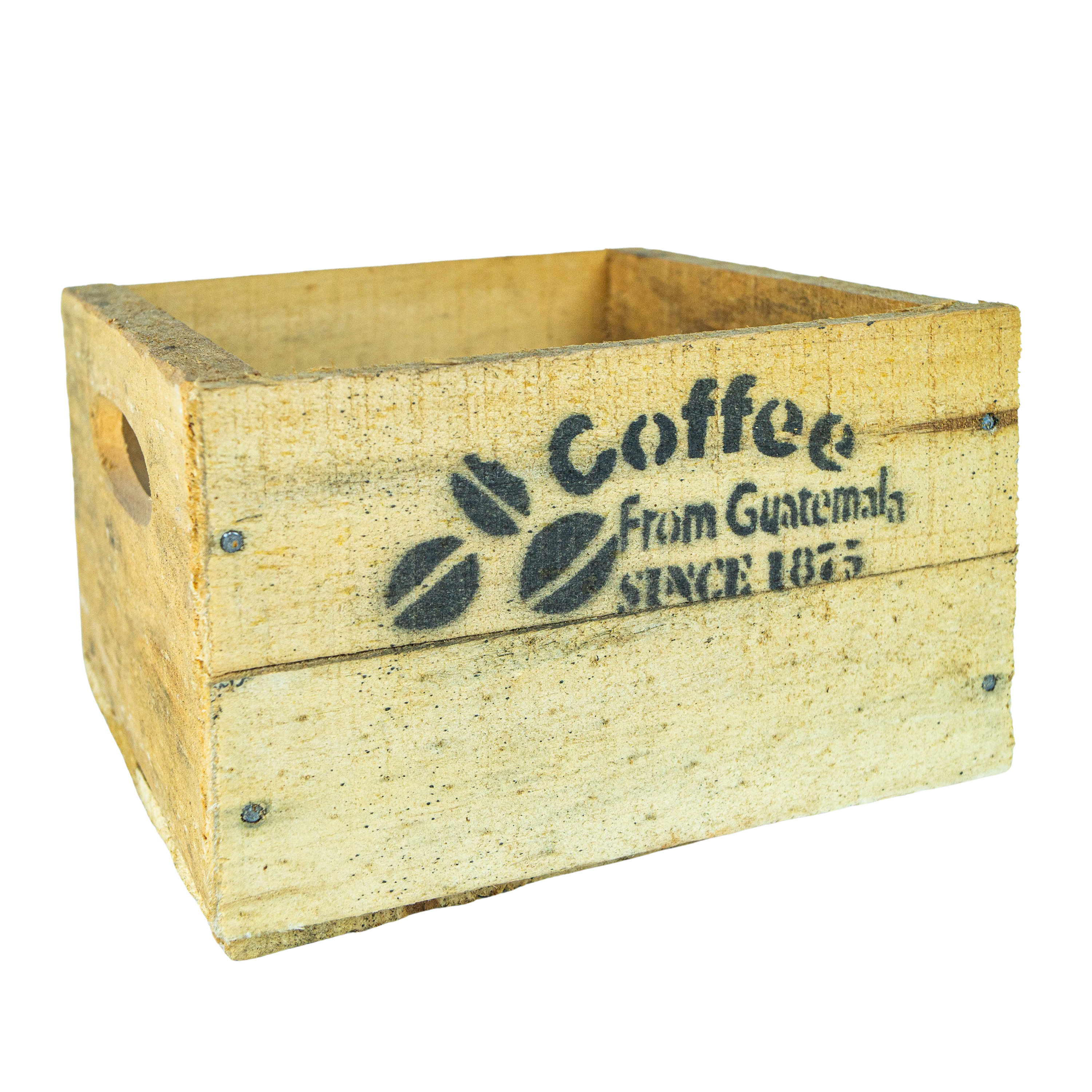 alte Holzkiste Coffee in verschiedenen Grössen Vintage Upcycling DIY