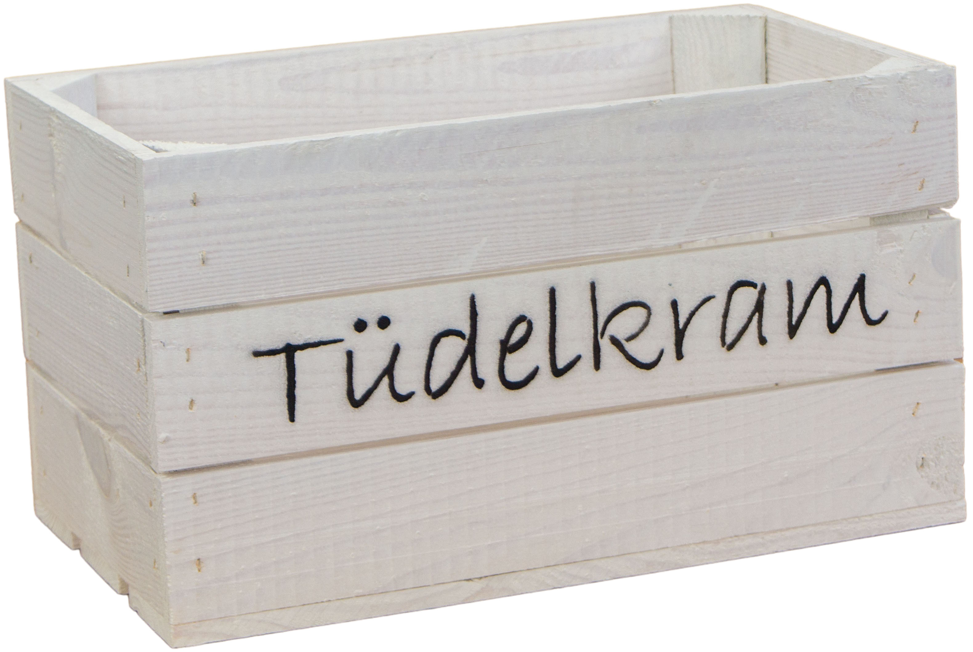Holzkiste "Hilde" weiß Tütelkram