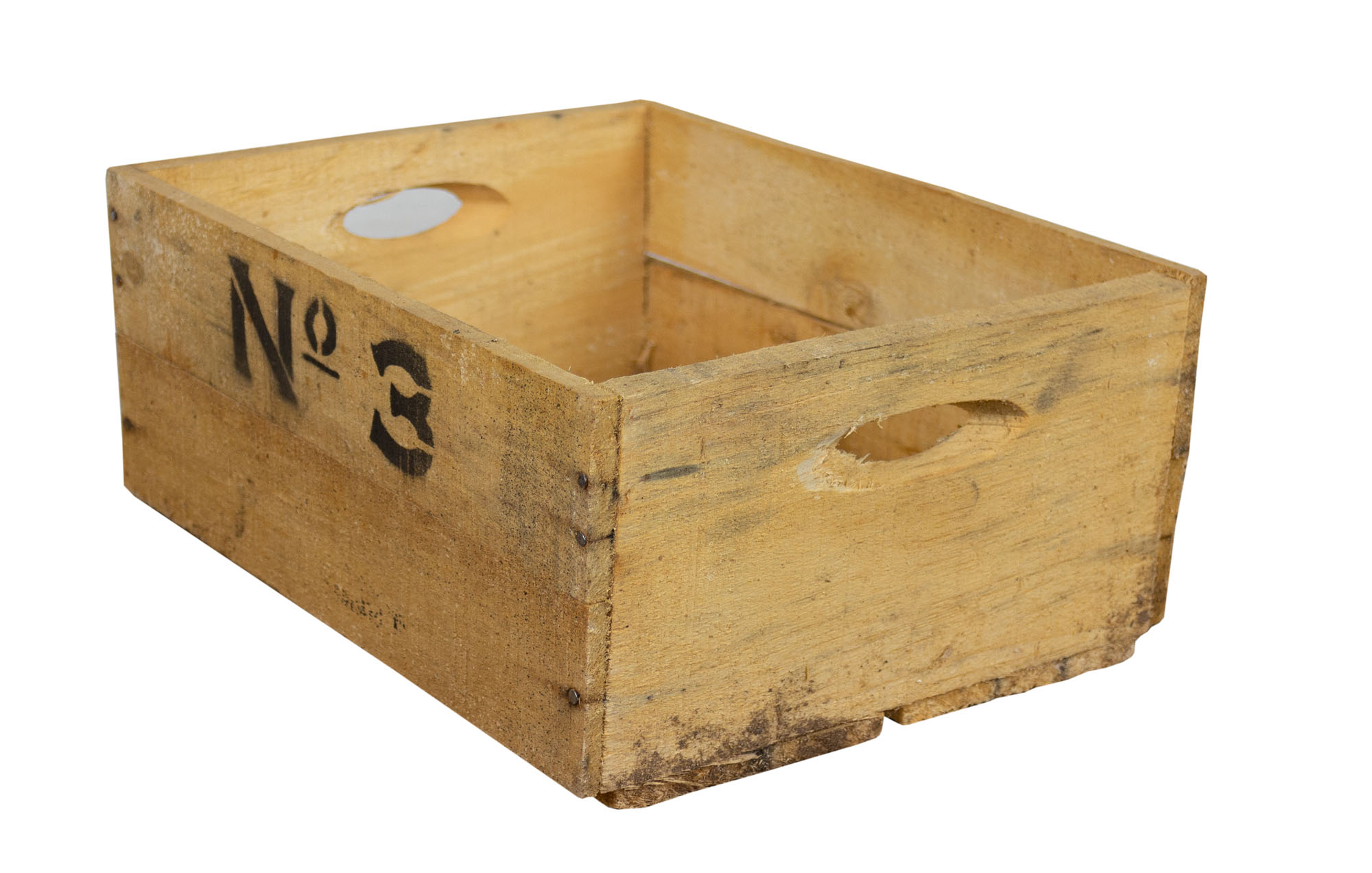 alte Holzkiste Number in verschiedenen Grössen