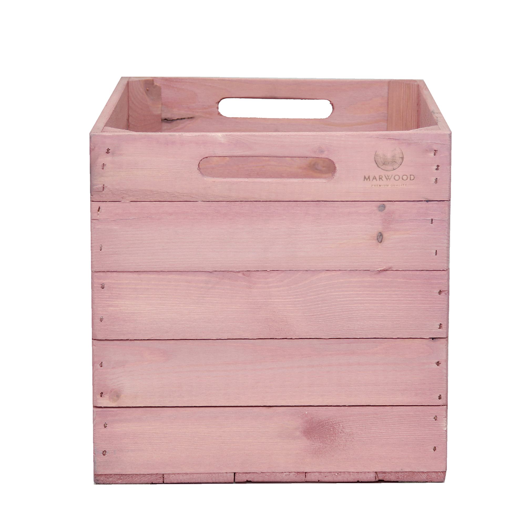 Holzkiste Rosa  passend für Kallax und Expeditregale