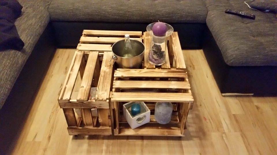Neue Weinkisten flambiert ca 46x30,5x24cm Obstkiste Holzkiste Regalkiste Weinlagerung Weinregal