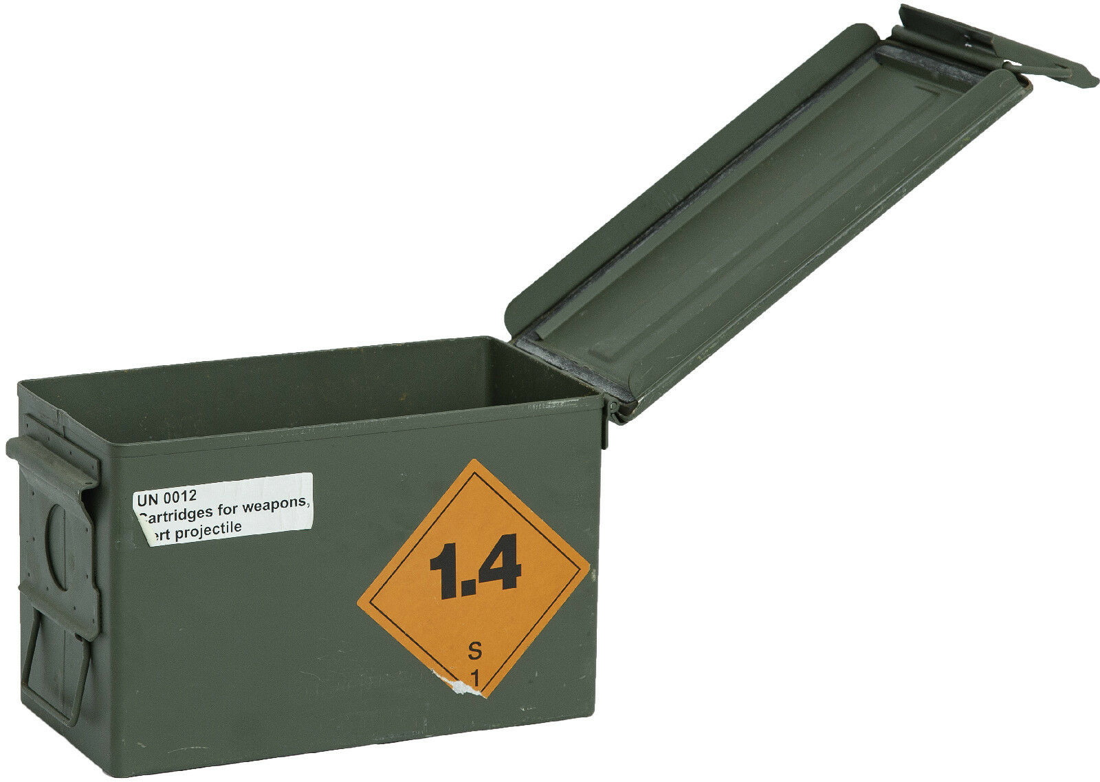2er Set Munitionskiste Metall 4API  B-WARE  Aufbewahrungskiste Militärkiste Munitionsbox