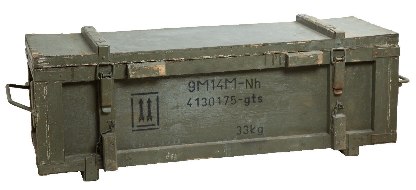 Munitionskiste  9M14  B- WARE  !!! Aufbewahrungskiste Militärkiste Munitionsbox