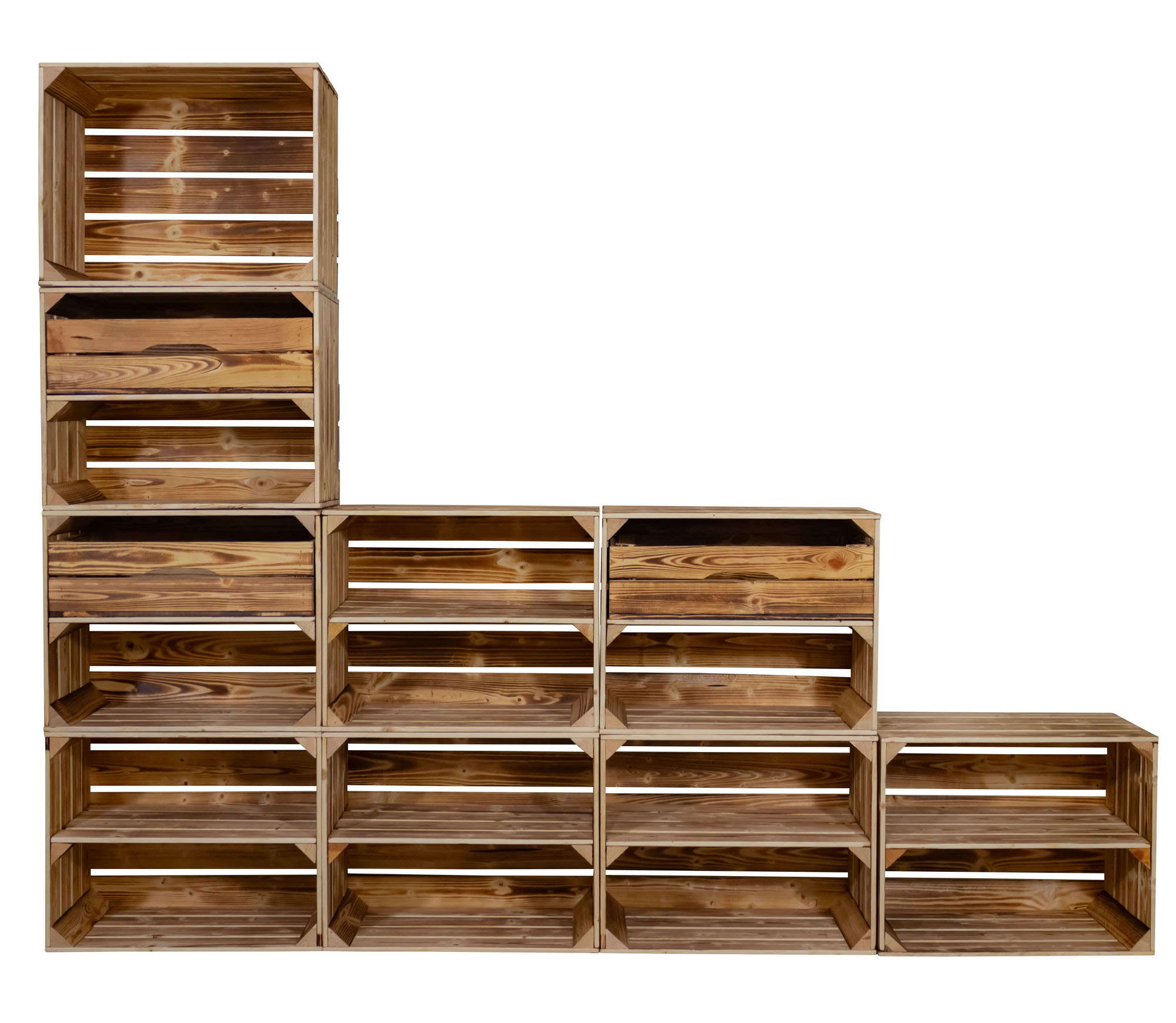 Étagère à chaussures avec 17 niveaux Armoire à chaussures, rangement de chaussures, organisateur de chaussures, pour jusqu'à 34 paires de chaussures, pour le salon, l'entrée (Flammé)