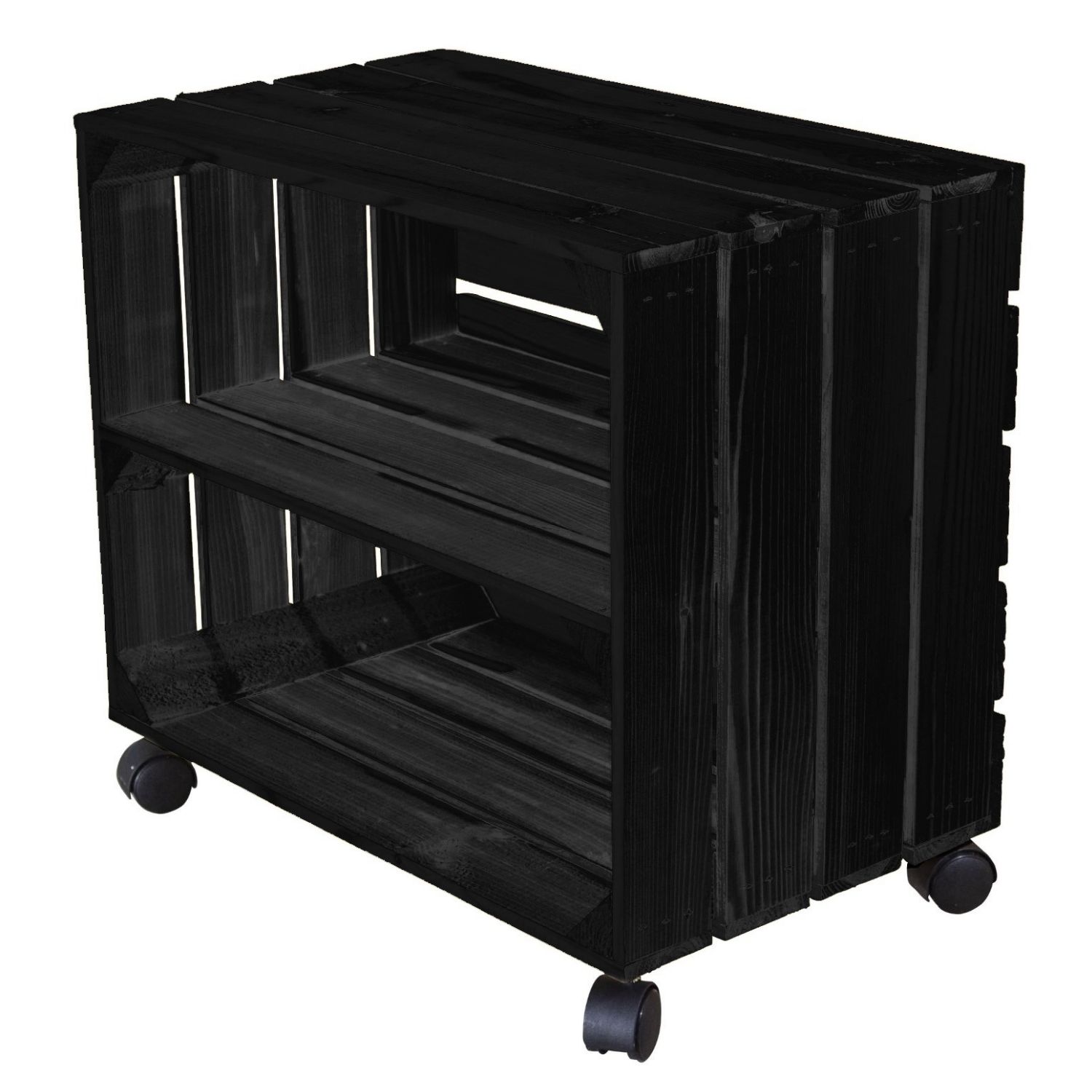 3er Obstkisten mit Rollen Überraschungspaket Restposten 50x40x30cm Kisten