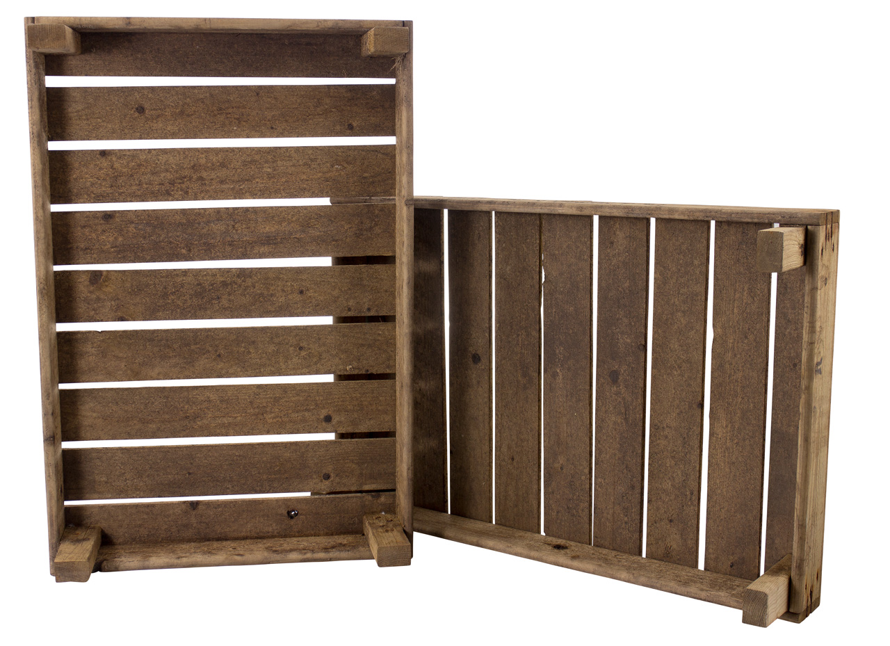 Stabile grosse Holzsteige 75x51x9cm
