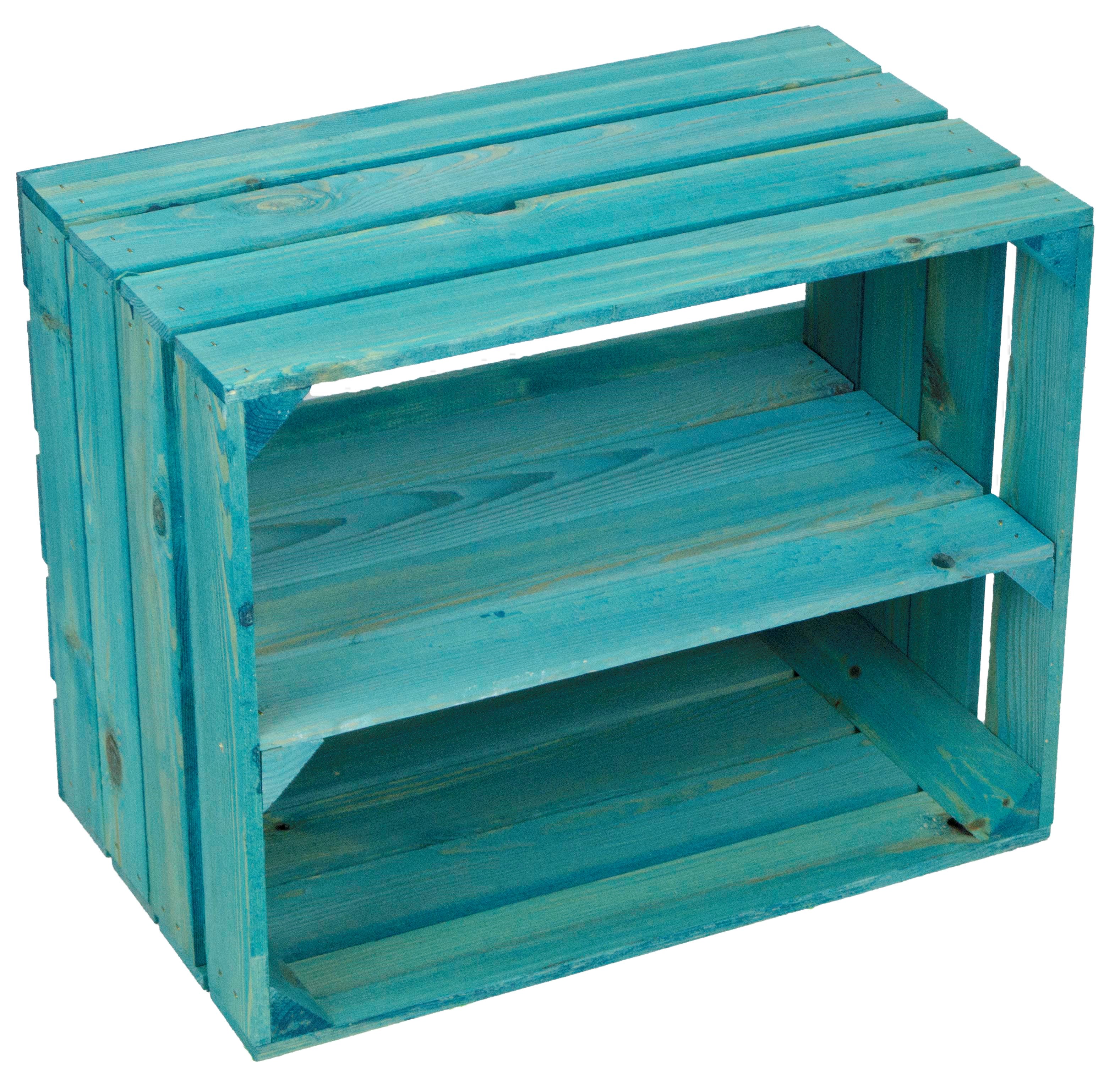 Lot de 3 boîtes à vin Johanna Turquoise Longitudinal