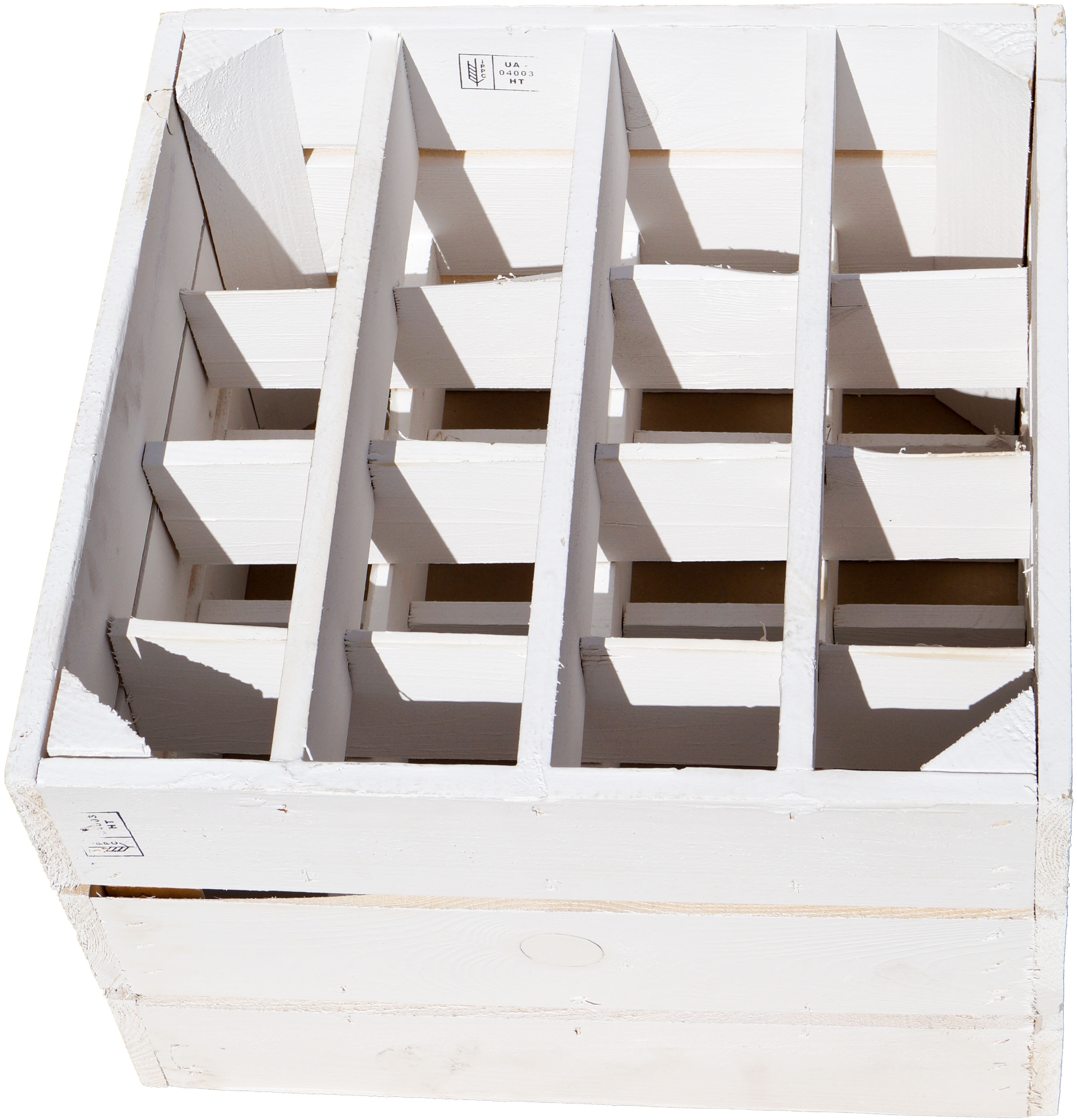 Weinregal "16er" weiss