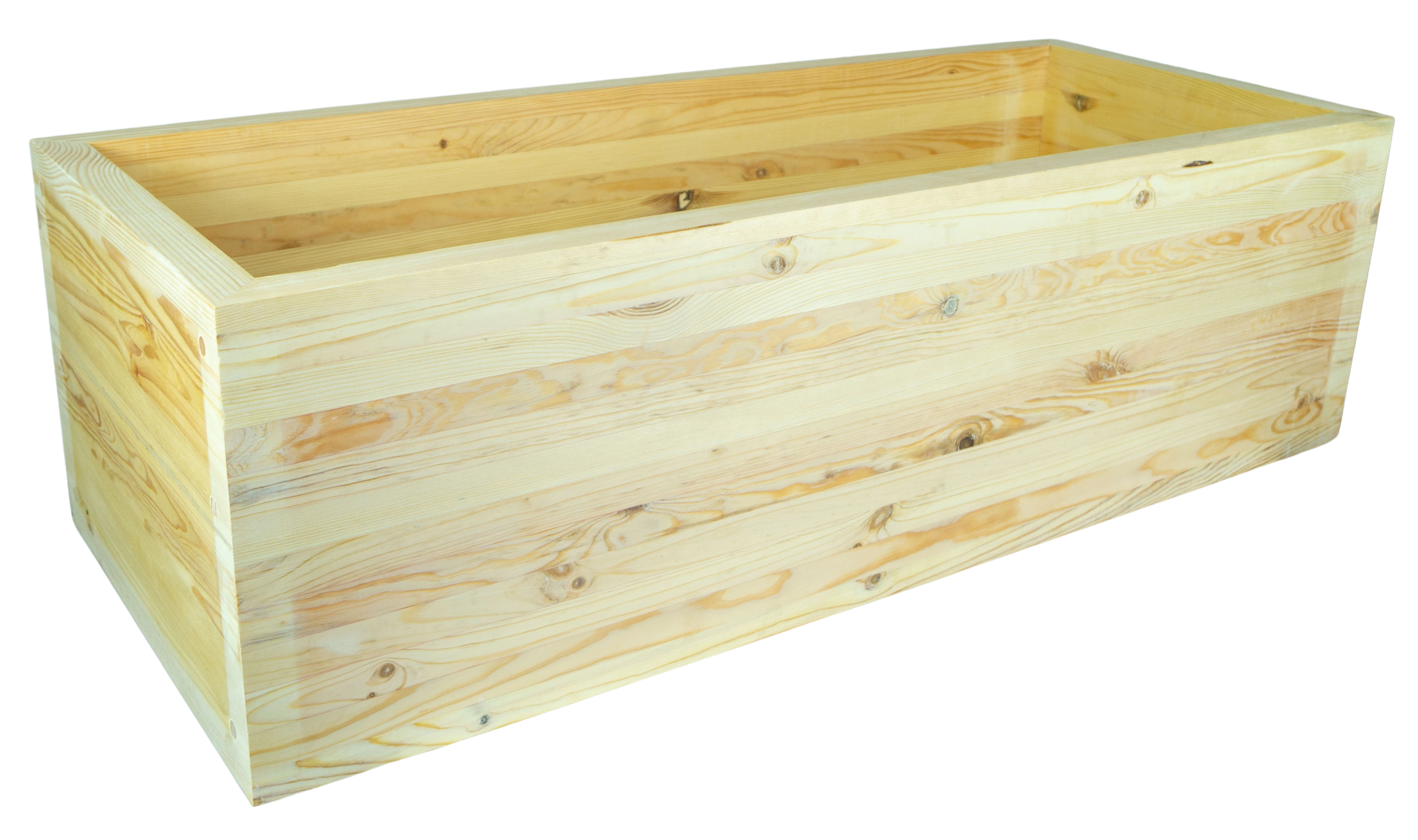 Lowboard in natur 100x40x30cm aus Massivholz Vintage-Tisch rustikal