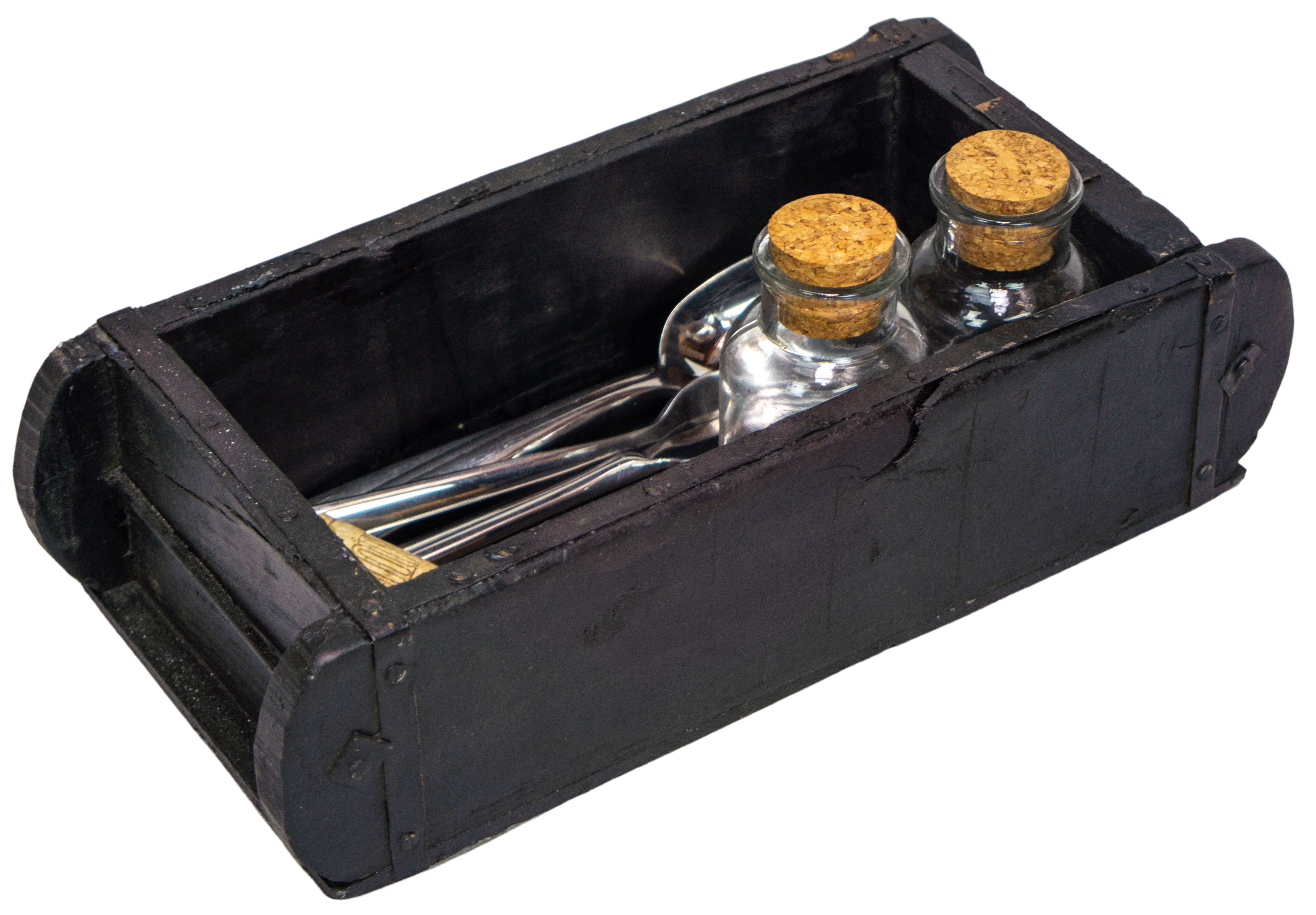 Original indische Ziegelform schwarz einfach
