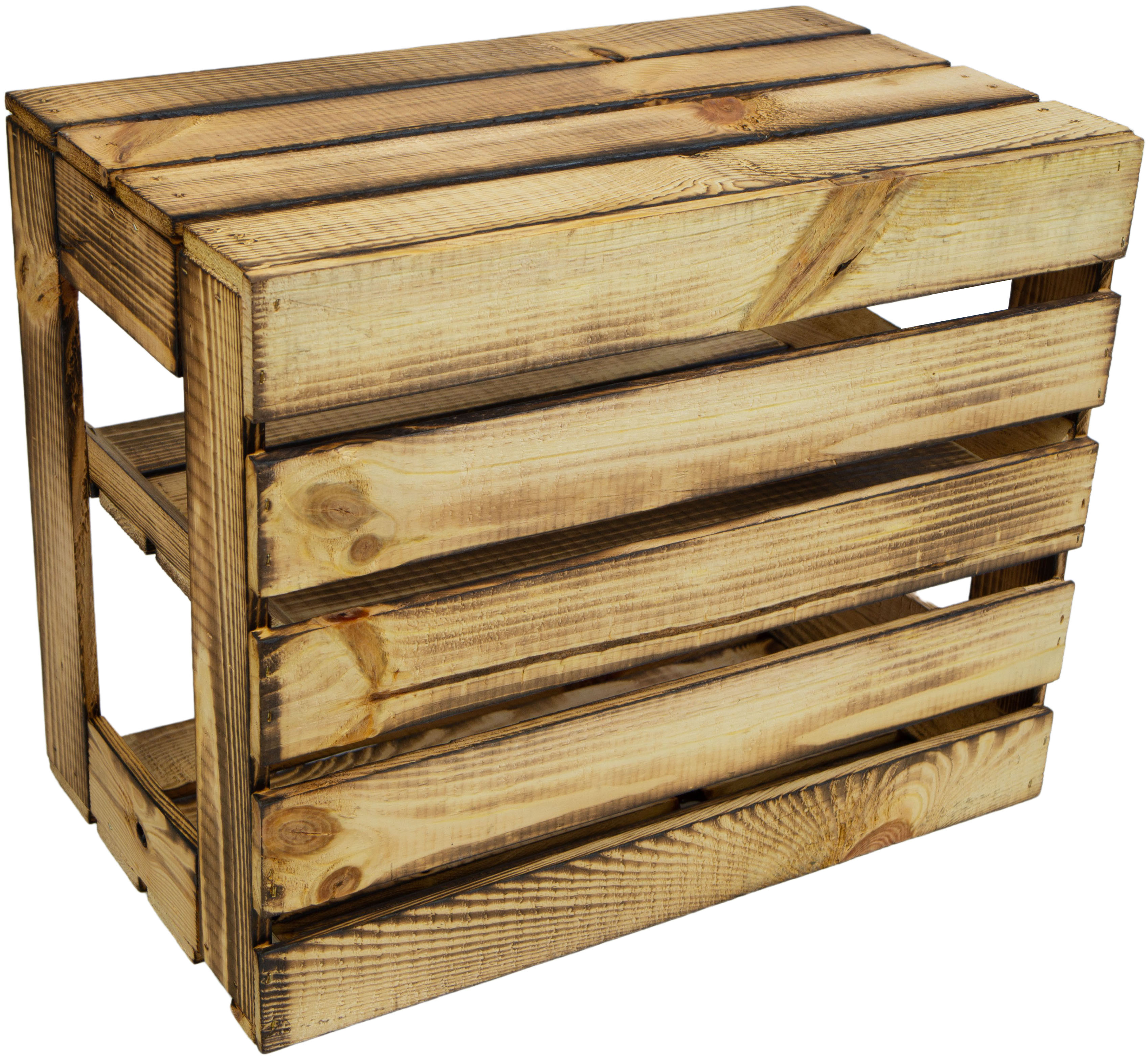 Gerda Longitudinale Boîtes en Bois Caisse à Vin Boîtes de Pommes