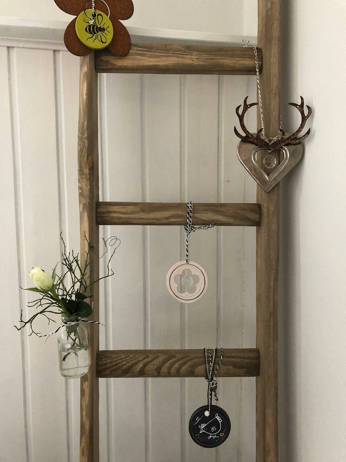 Holzleiter 165cm Neu Braun