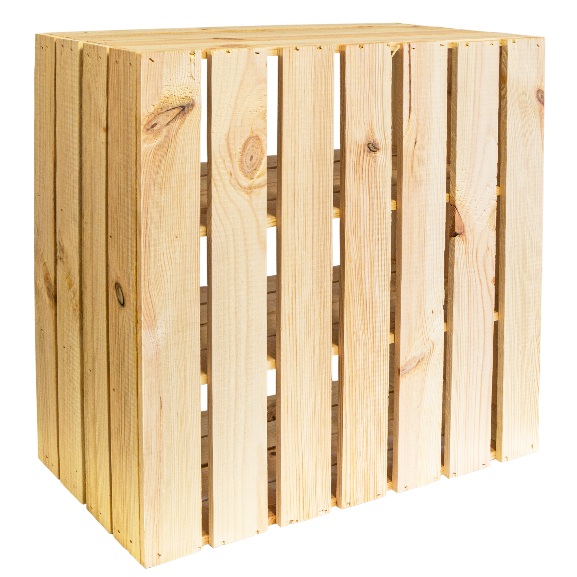 Holzkiste Regal Tamme 55x55x30 cm – Massivholz Kistenregal für stilvolle Aufbewahrung