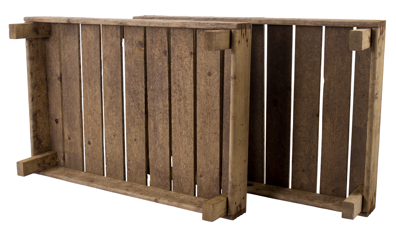 Stabile grosse Holzsteige 75x51x9cm
