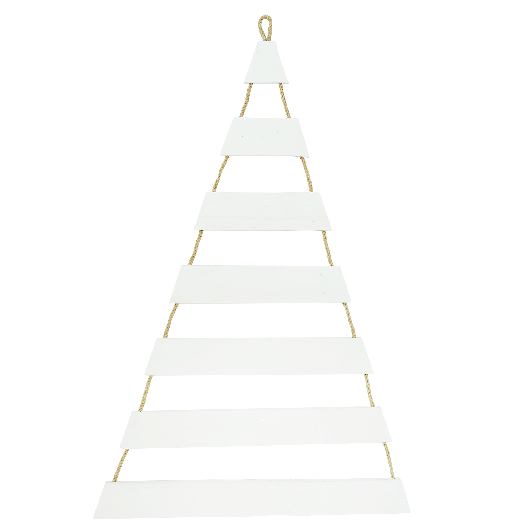 Weihnachtsbaum Adventskalender mit 24 Plätzen in weiß