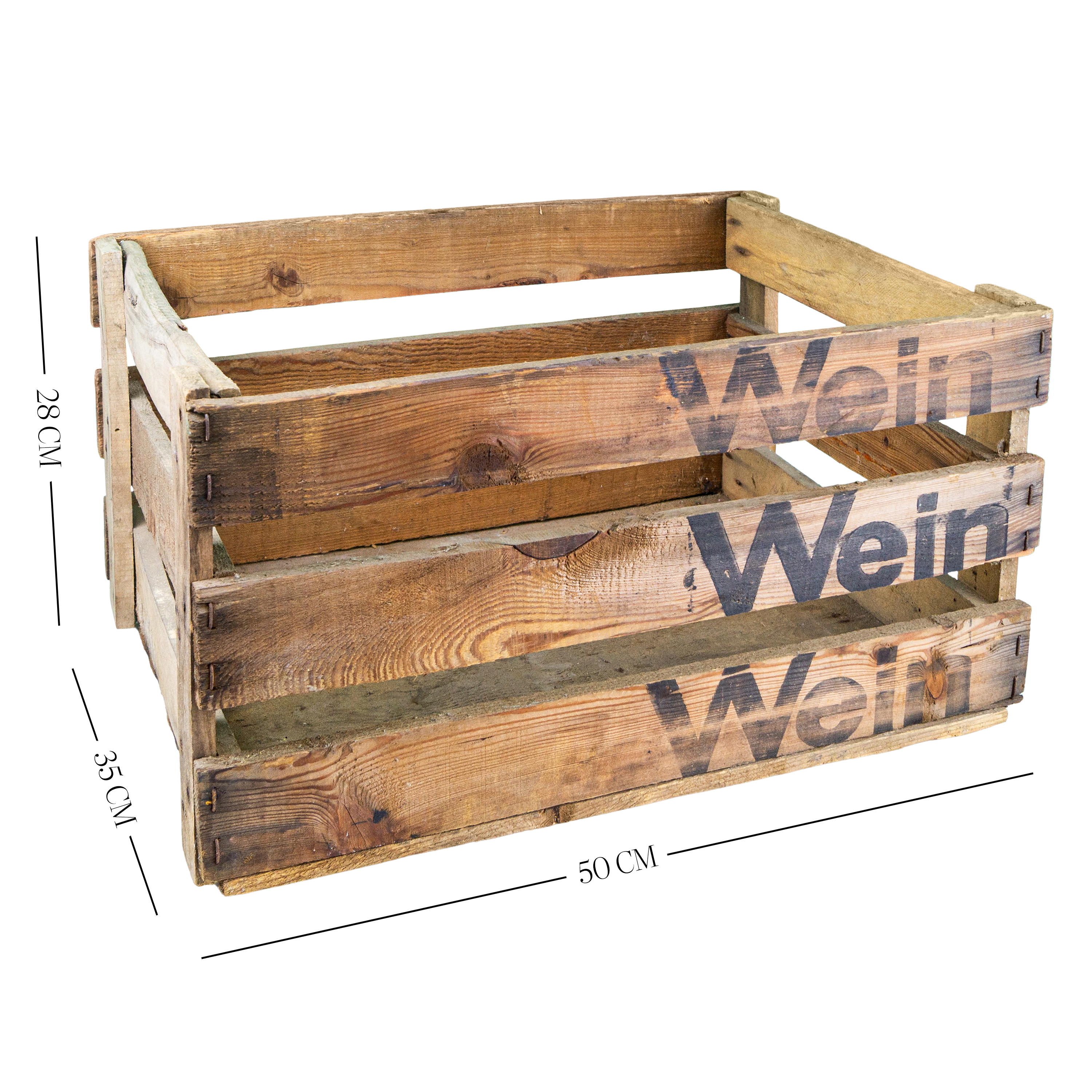 alte Weinkiste WEIN WEIN WEIN  2te Wahl
