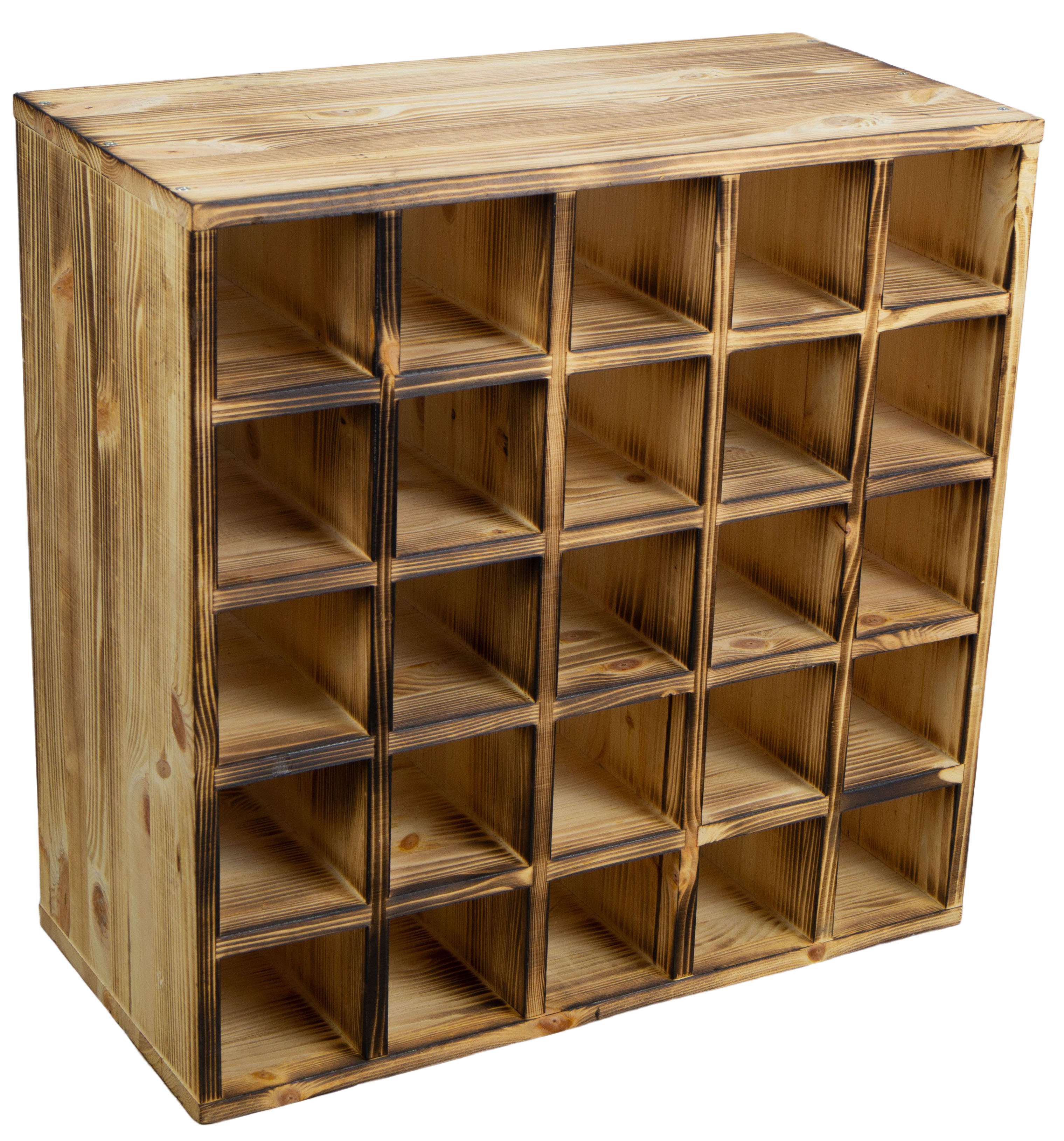 grosses Weinregal geflammt 52 x 52 "25er"