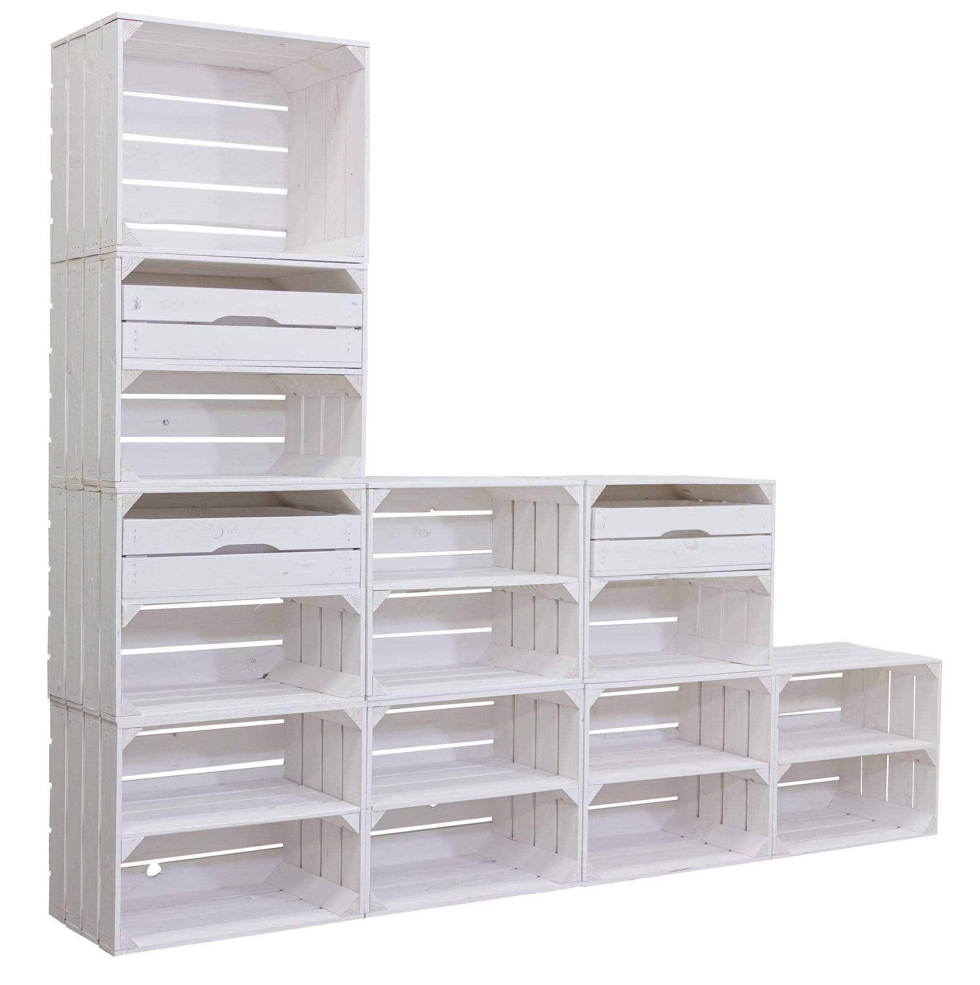 Étagère à chaussures avec 17 niveaux Armoire à chaussures, rangement de chaussures, organisateur de chaussures, pour jusqu'à 34 paires de chaussures, pour le salon, l'entrée (blanc)