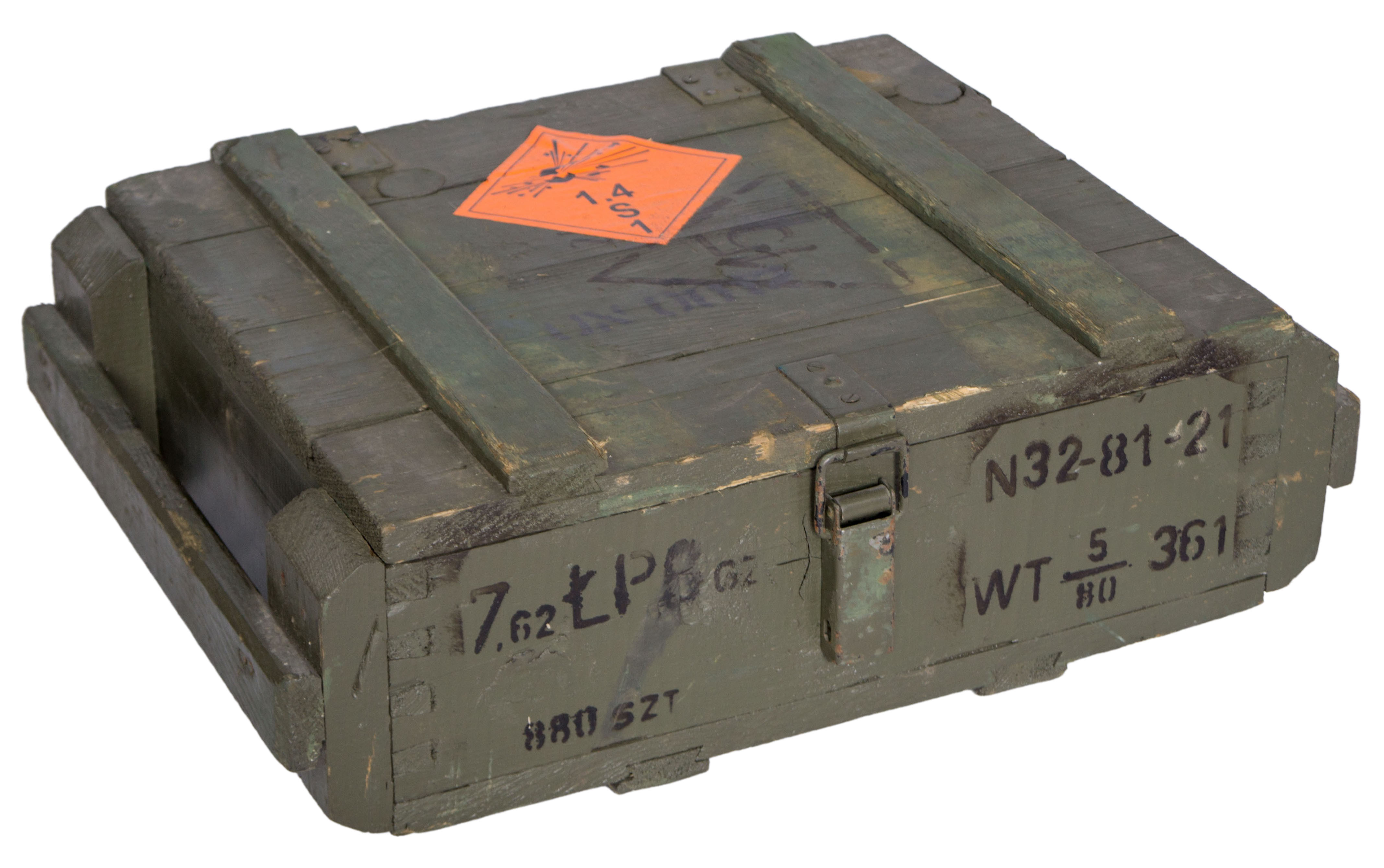 Boîte Munitions 17.62 Vert (T45 Vert) Armeekiste Bundeswehrkiste Trésor