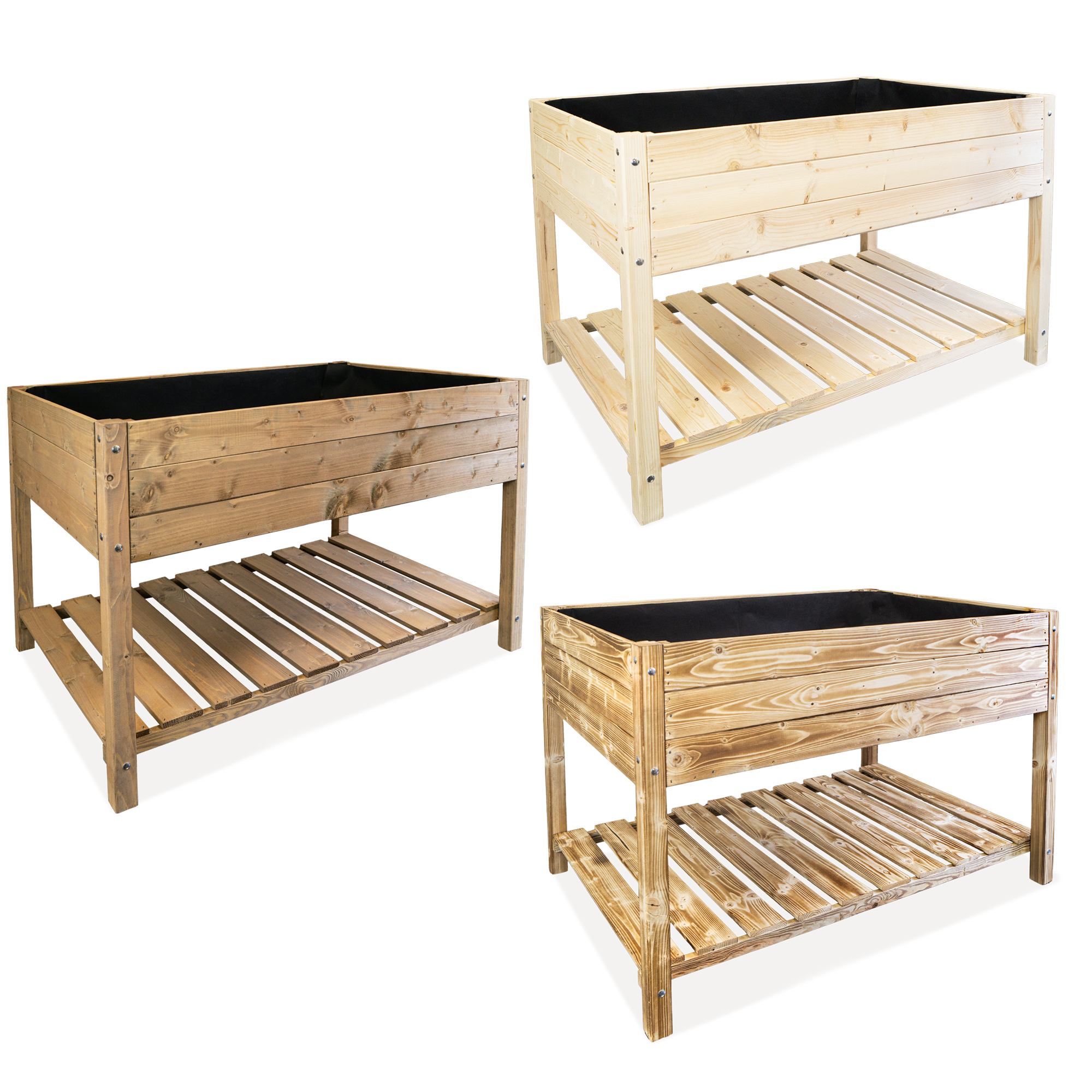 Hochbeet XL 118x79x78cm Palisander