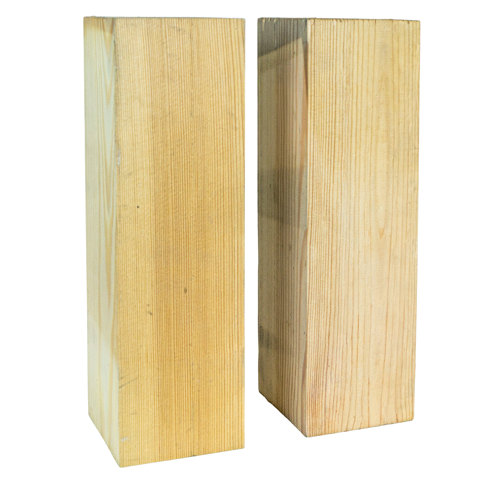 2er Set Regalfüsse 30 x 9 x 9 cm für Johanna Natur