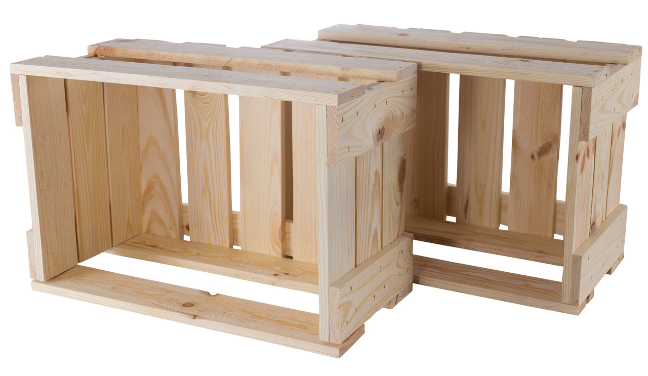 Neue Weinkisten Natur ca 46 x 30,5 x 24cm Obstkiste Holzkiste Regalkiste Weinlagerung Weinregal