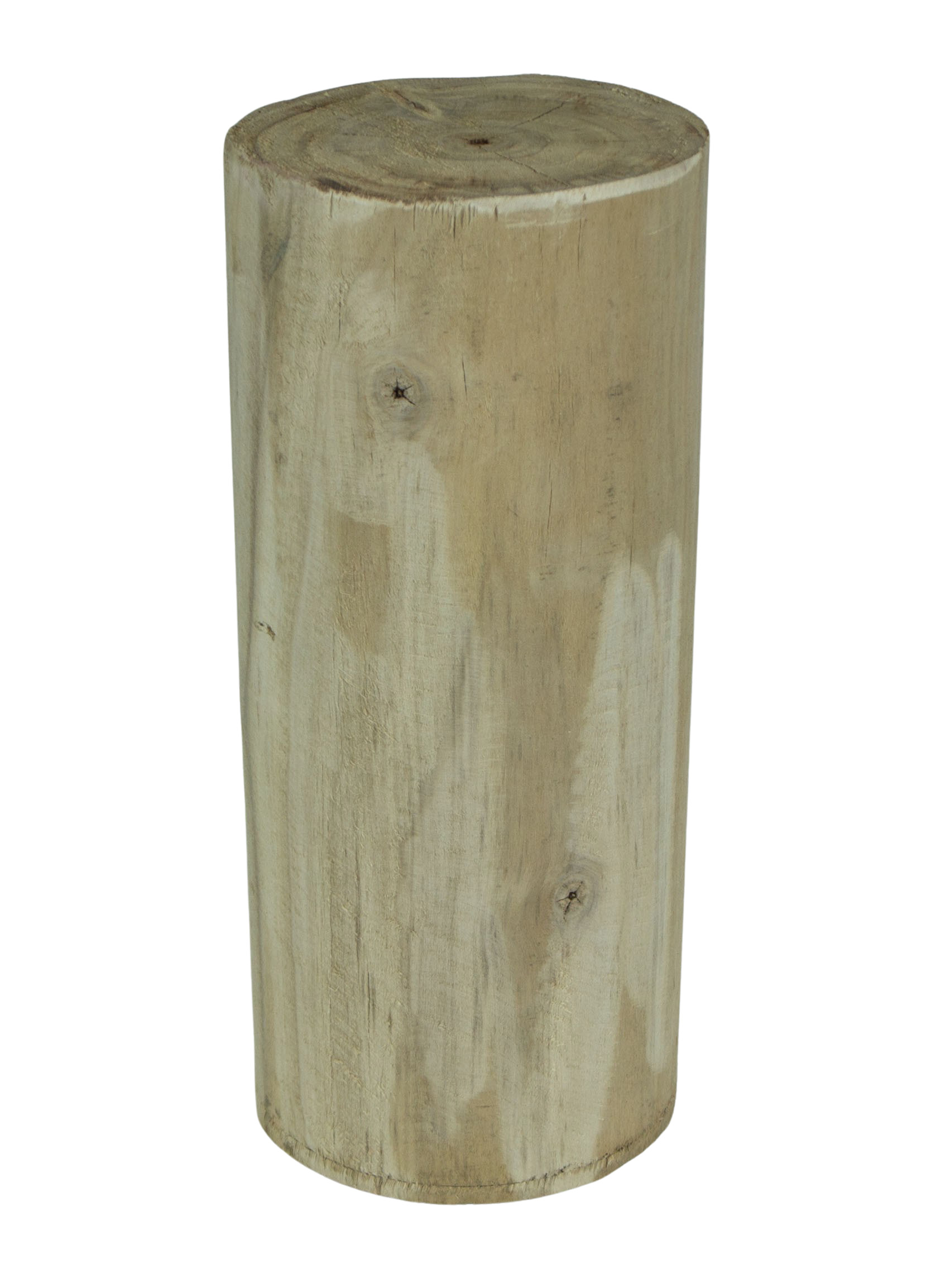 Rustikaler Holzstamm glatt ohne Rinde im 40cm 16-20cm Durchmesser