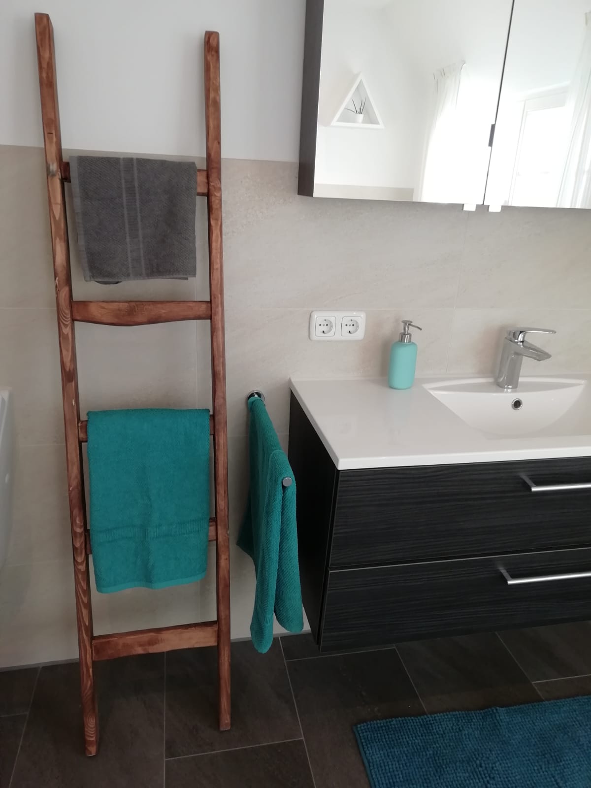 Holzleiter 165cm Neu Braun