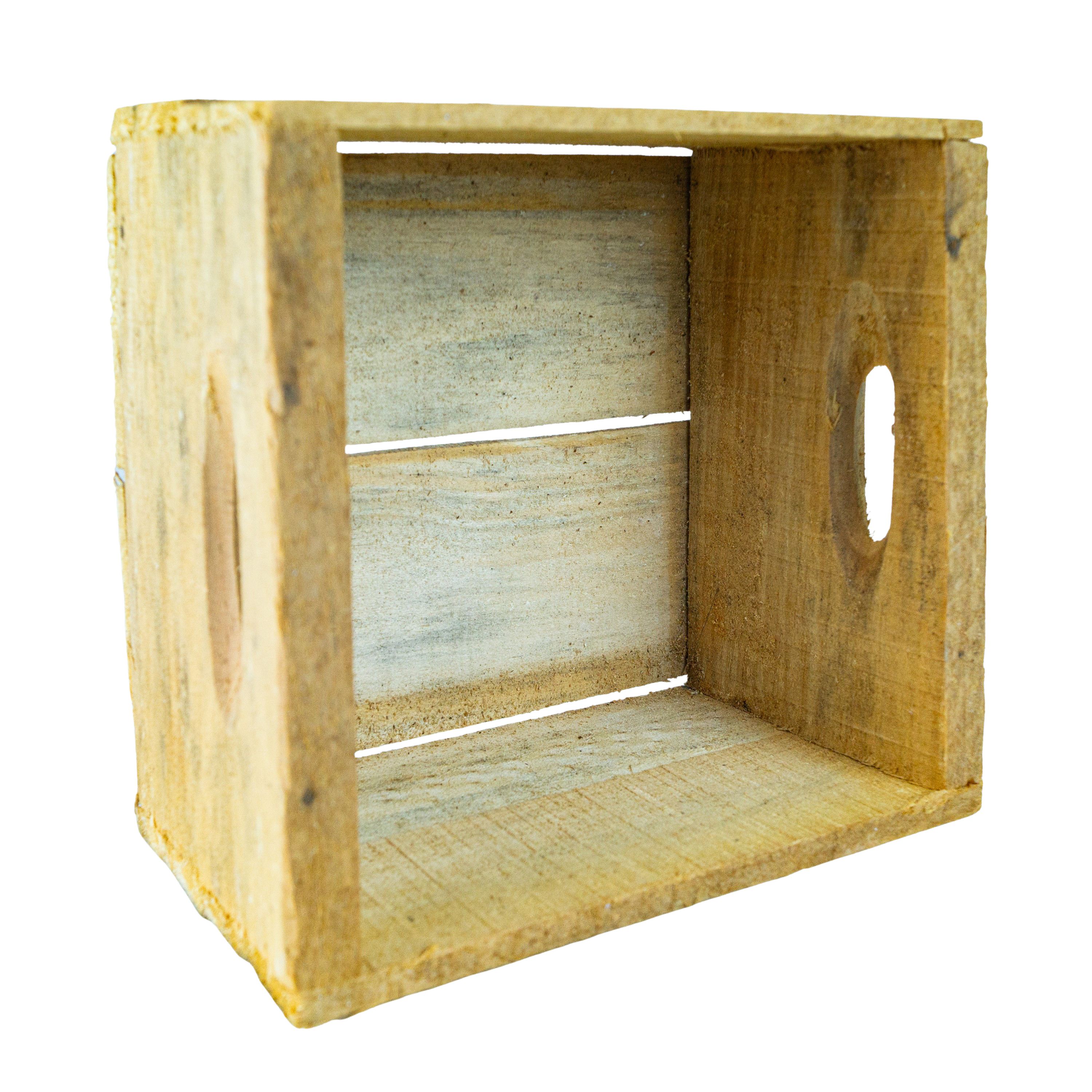 alte Holzkiste Number in verschiedenen Grössen Coffee 18,5x17,5x11cm