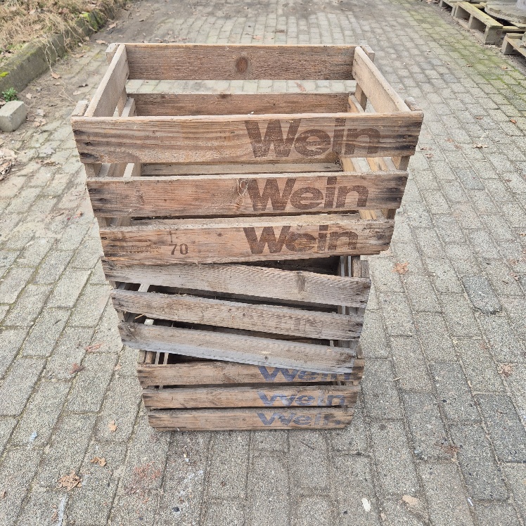 alte Weinkiste WEIN WEIN WEIN  2te Wahl