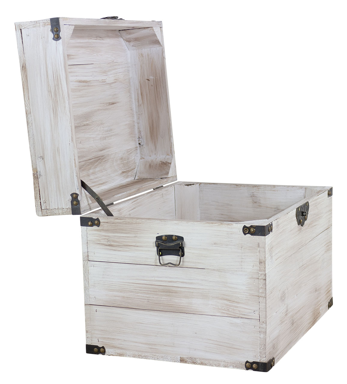 Holztruhe Elsa Shabby weiss
