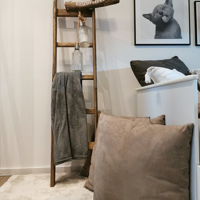 Holzleiter 165cm Neu Braun