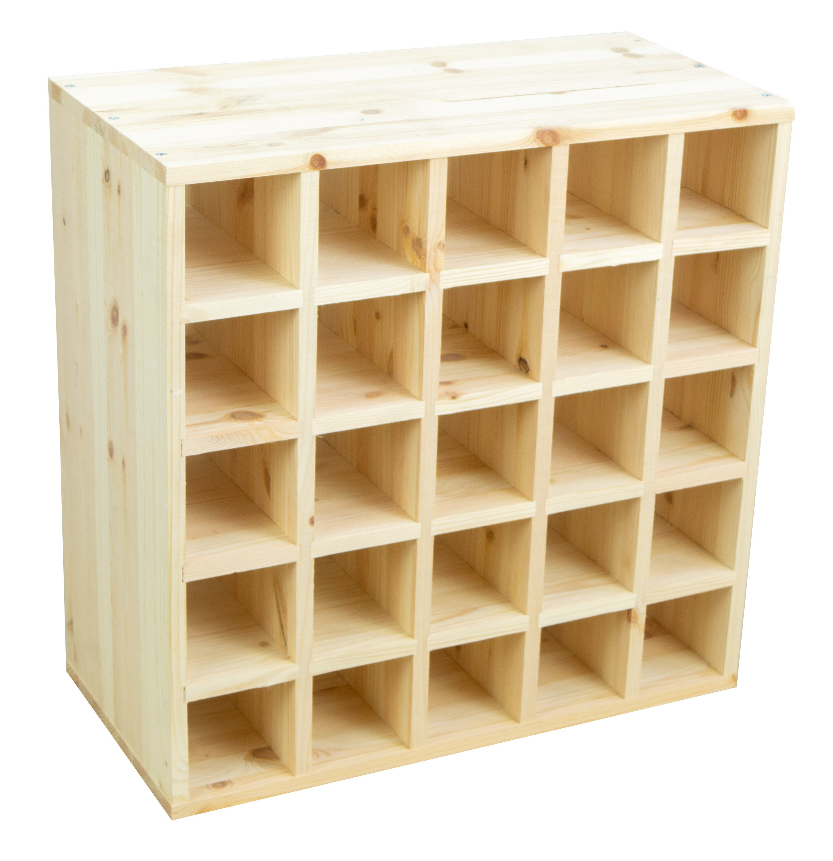 grosses Weinregal Natur 52 x 52 "25er"