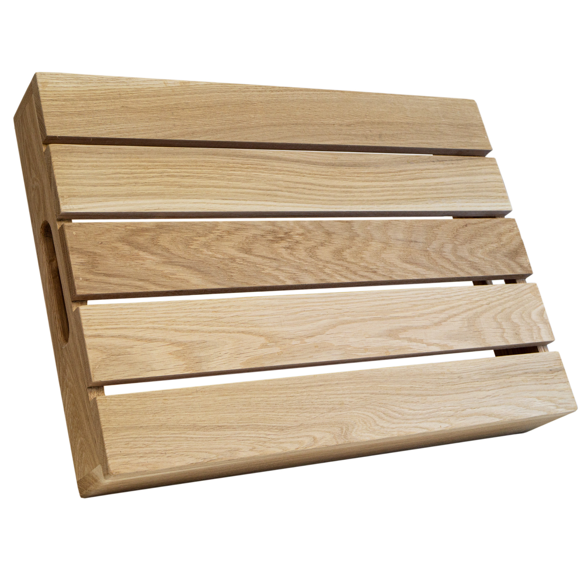 Eichentablett aus Massivholz kaufen | Serviertablett aus Eiche in zwei Größen 55x40x8cm