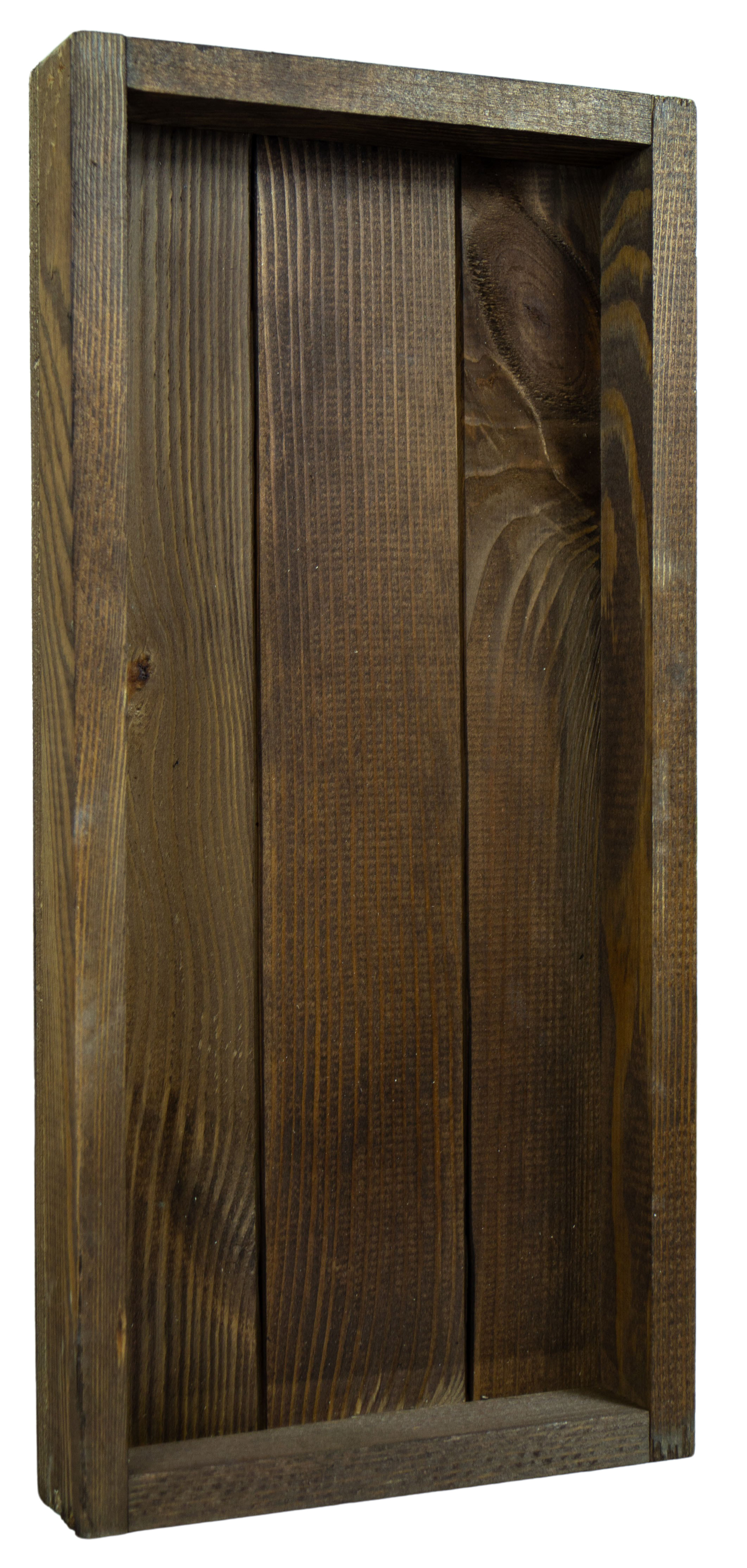 Kleines Dekotablett Emma 40x19x4cm in palisander